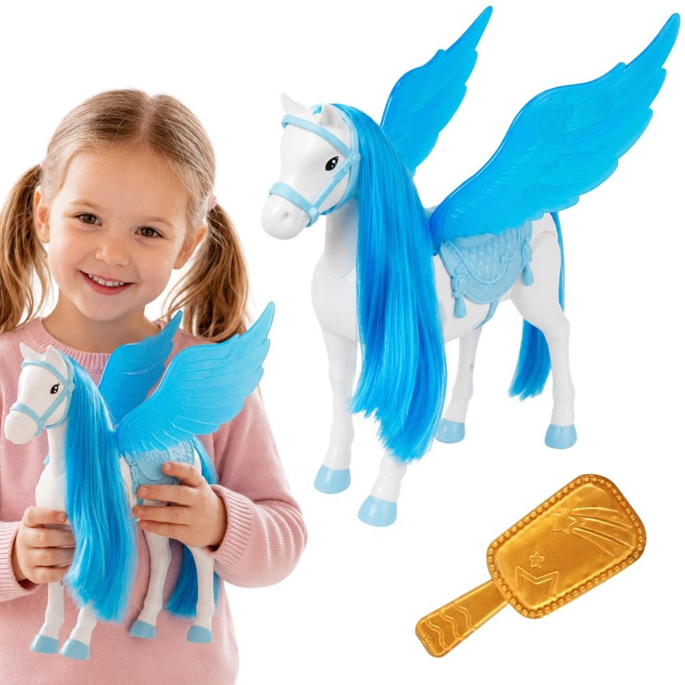 WOOPIE ROYAL Interactive Magical Pegasus Horse for Princess