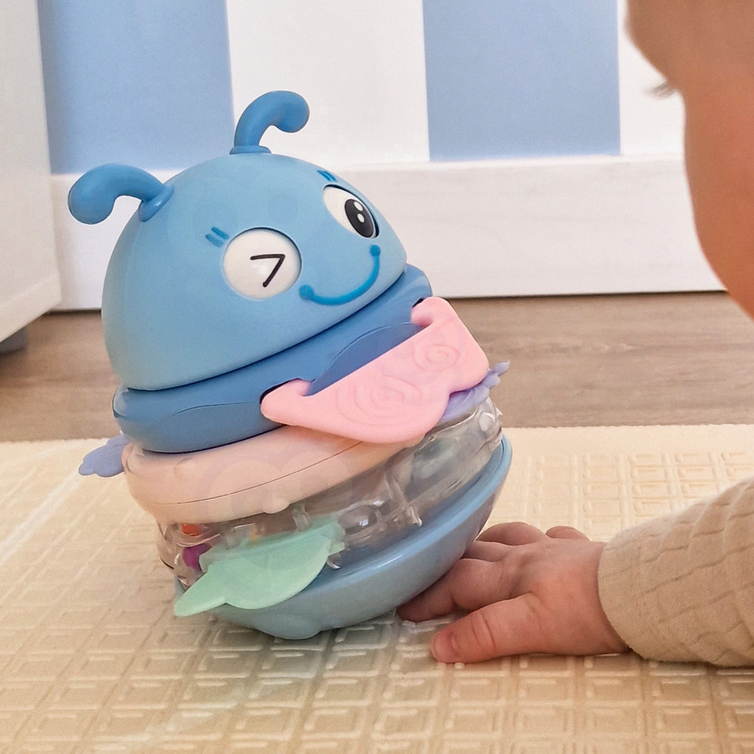 WOOPIE Baby Wanka Stand Up Sensory Toy 2 in 1 Rattle Teether - Slika 3