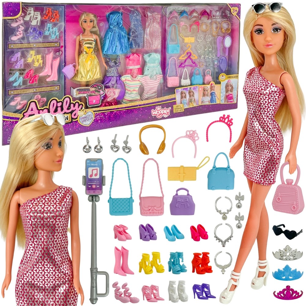 WOOPIE ROYAL Lili Doll Model Fashion Stylist with Accessories