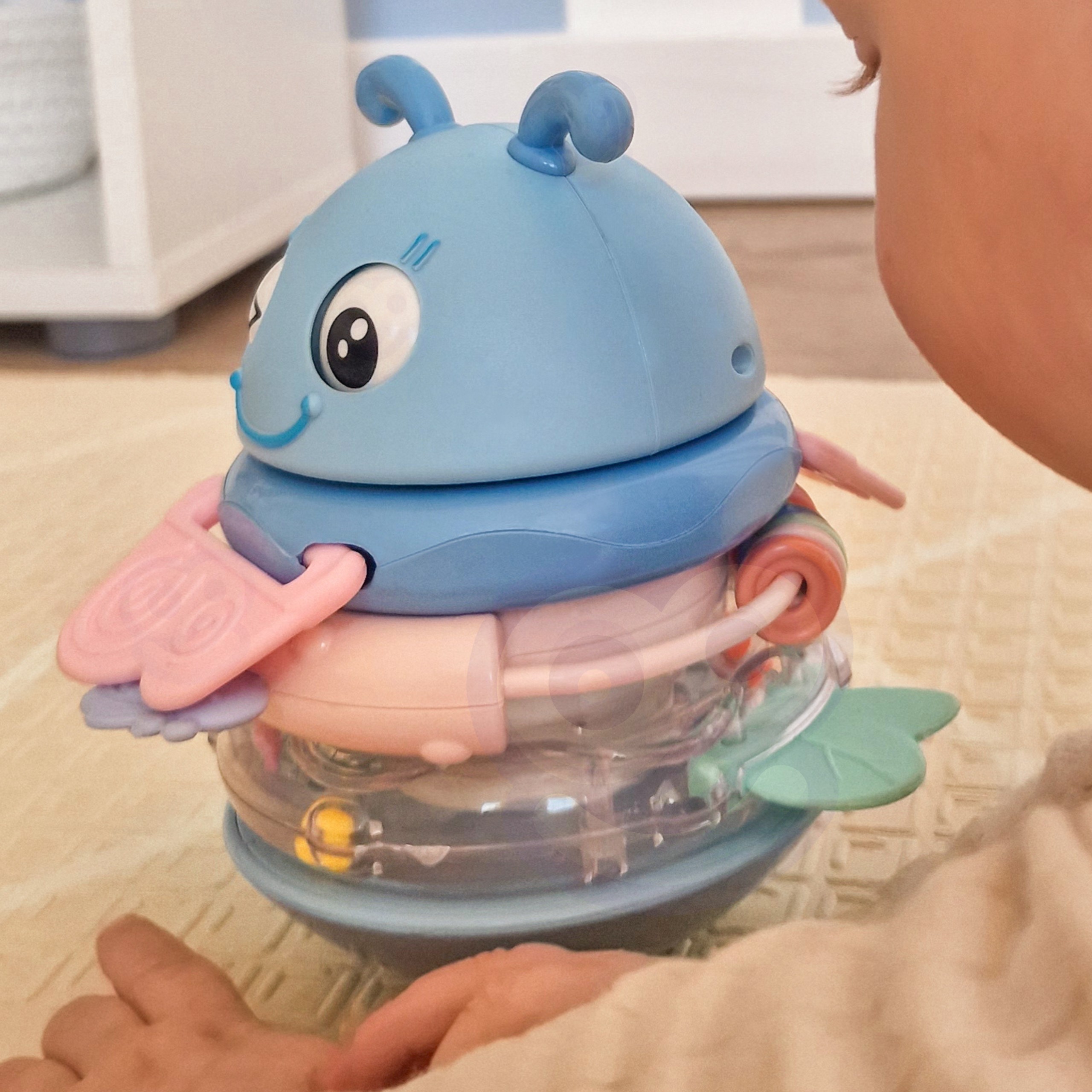 WOOPIE Baby Wanka Stand Up Sensory Toy 2 in 1 Rattle Teether - Slika 4