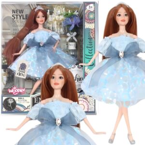WOOPIE ROYAL Emi lutka in a Blue Tulle Dress