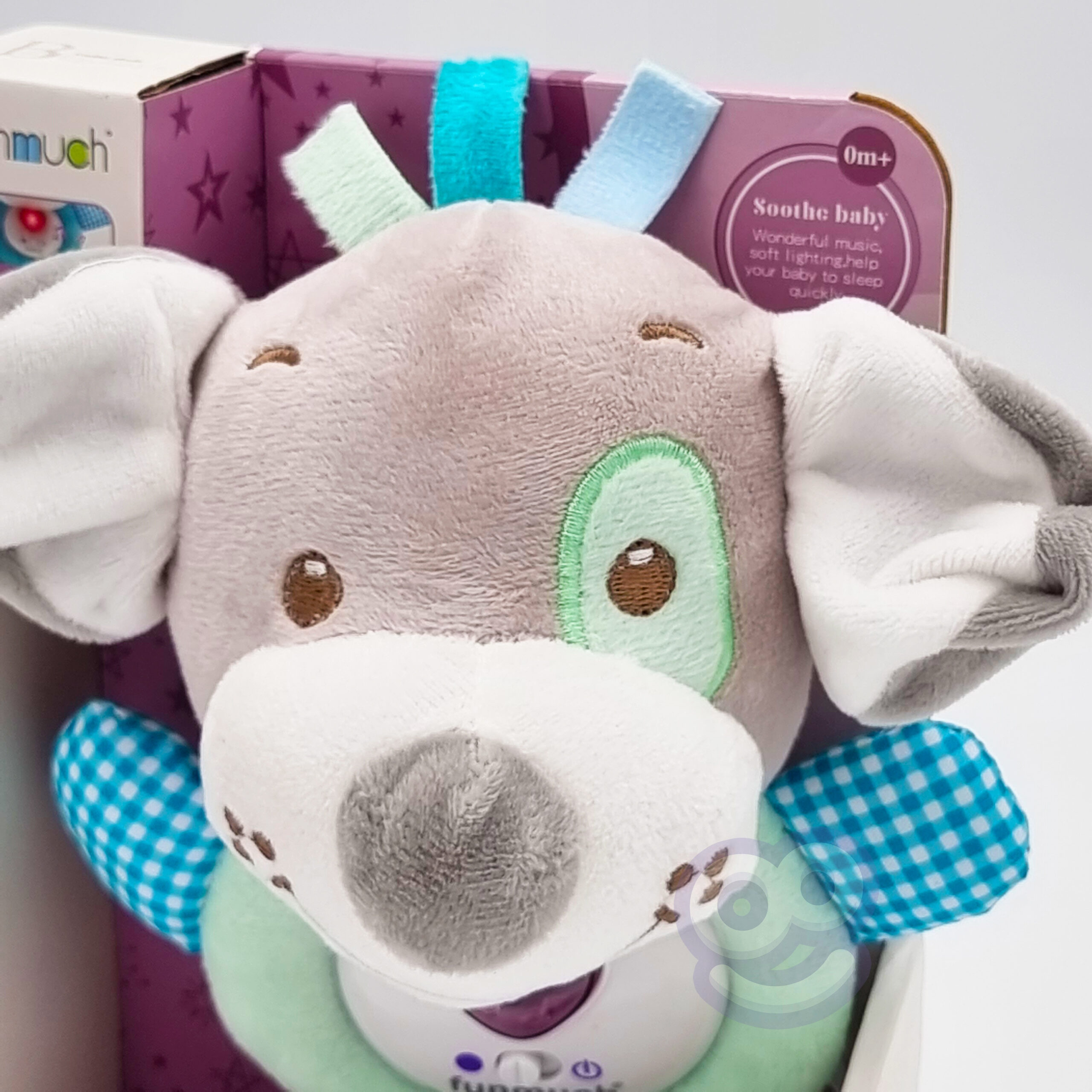 WOOPIE BABY Interactive Plush Toy for Babies with Light and Sound Sleeping Dog - Slika 4