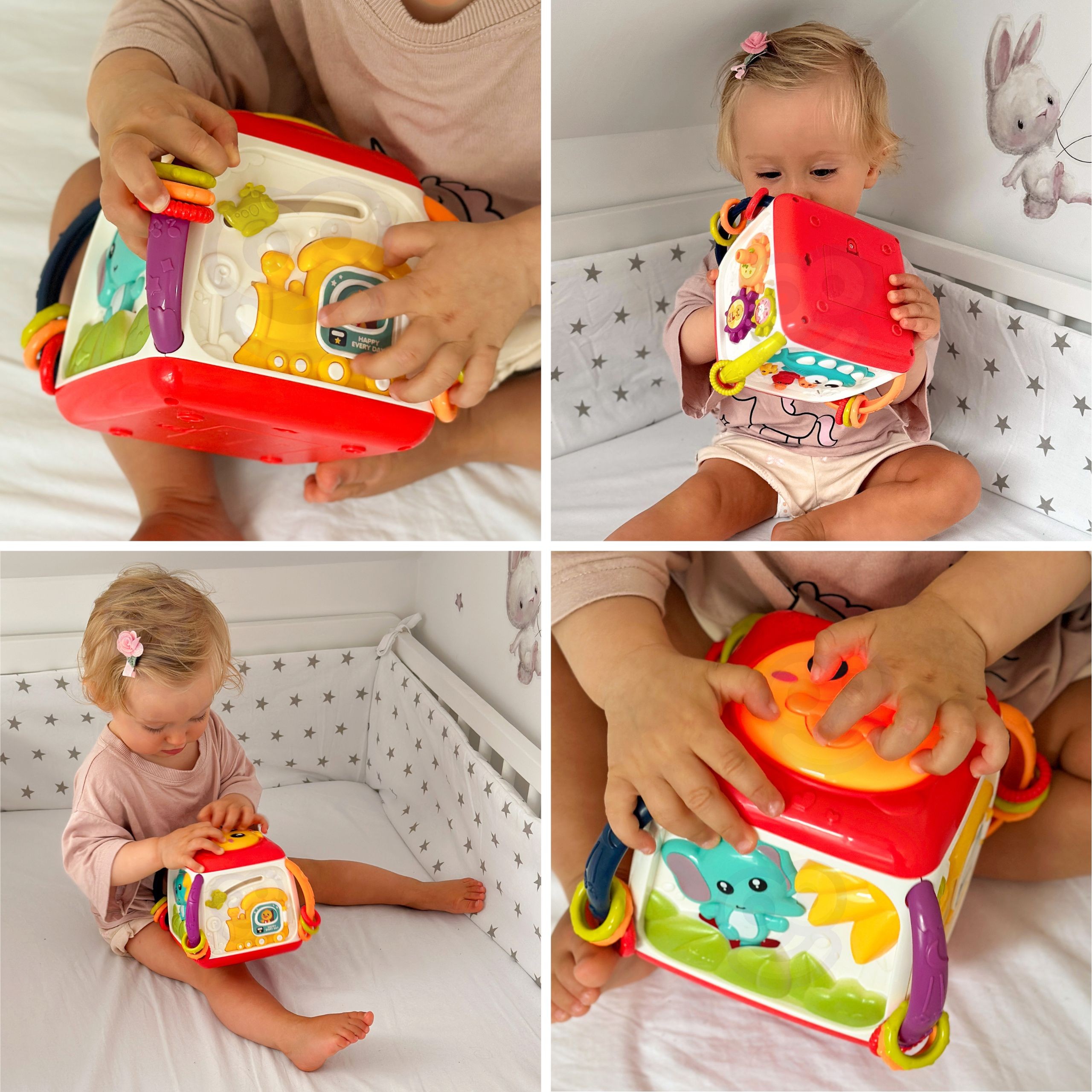 WOOPIE BABY Interactive Multifunctional Educational Cube 18m+ - Slika 6