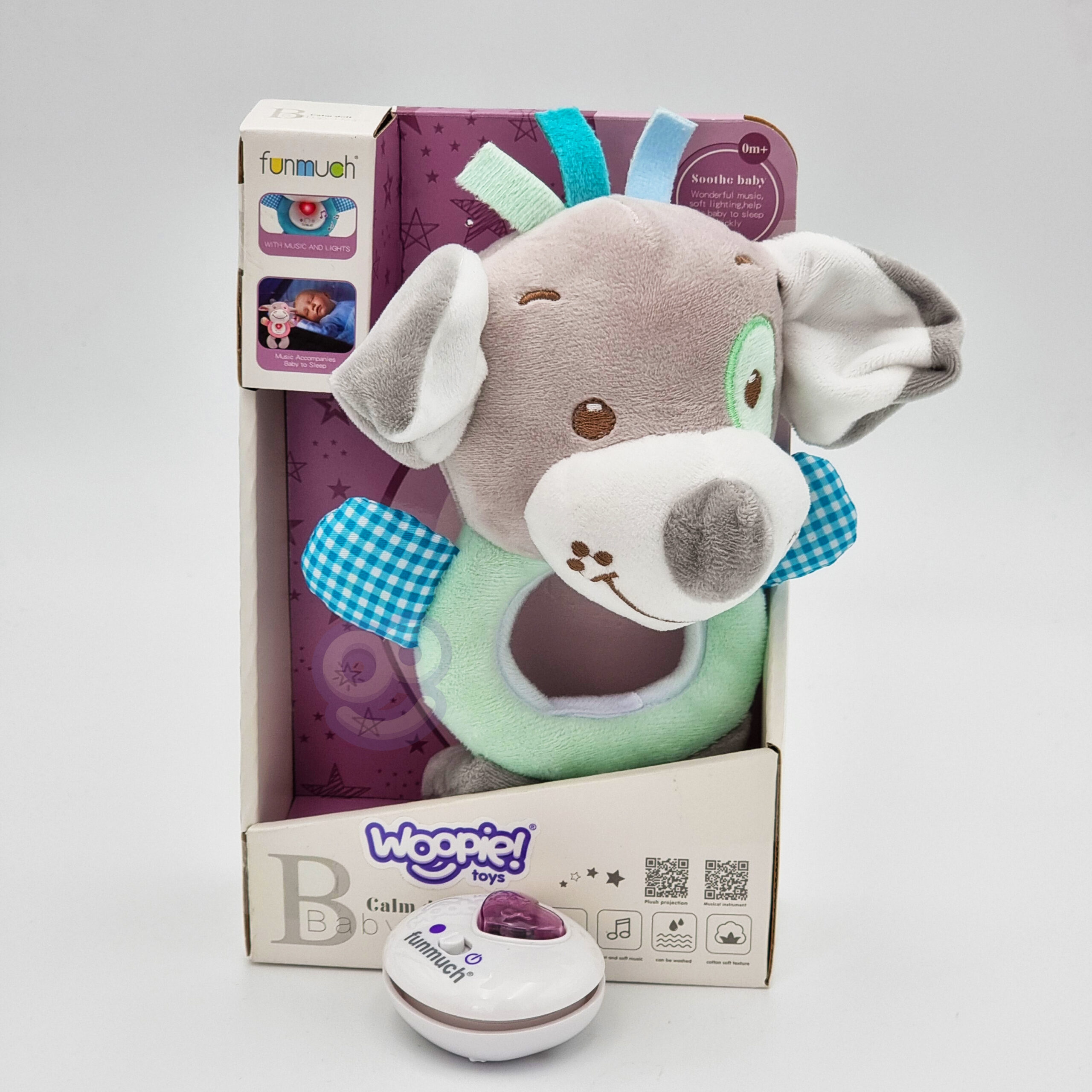 WOOPIE BABY Interactive Plush Toy for Babies with Light and Sound Sleeping Dog - Slika 8