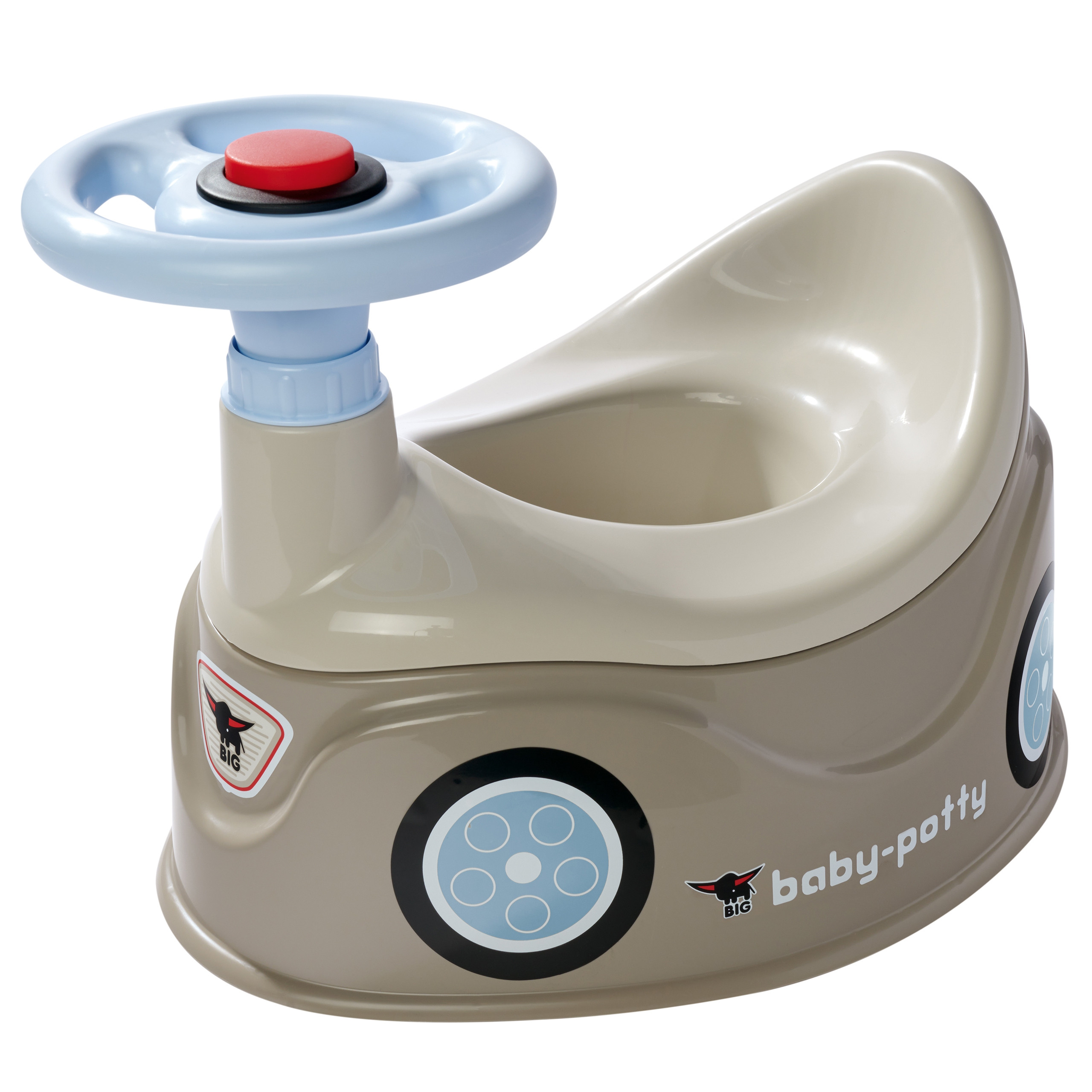 BIG Potty Gray New Bobby Car Toy Steering Wheel - Slika 4