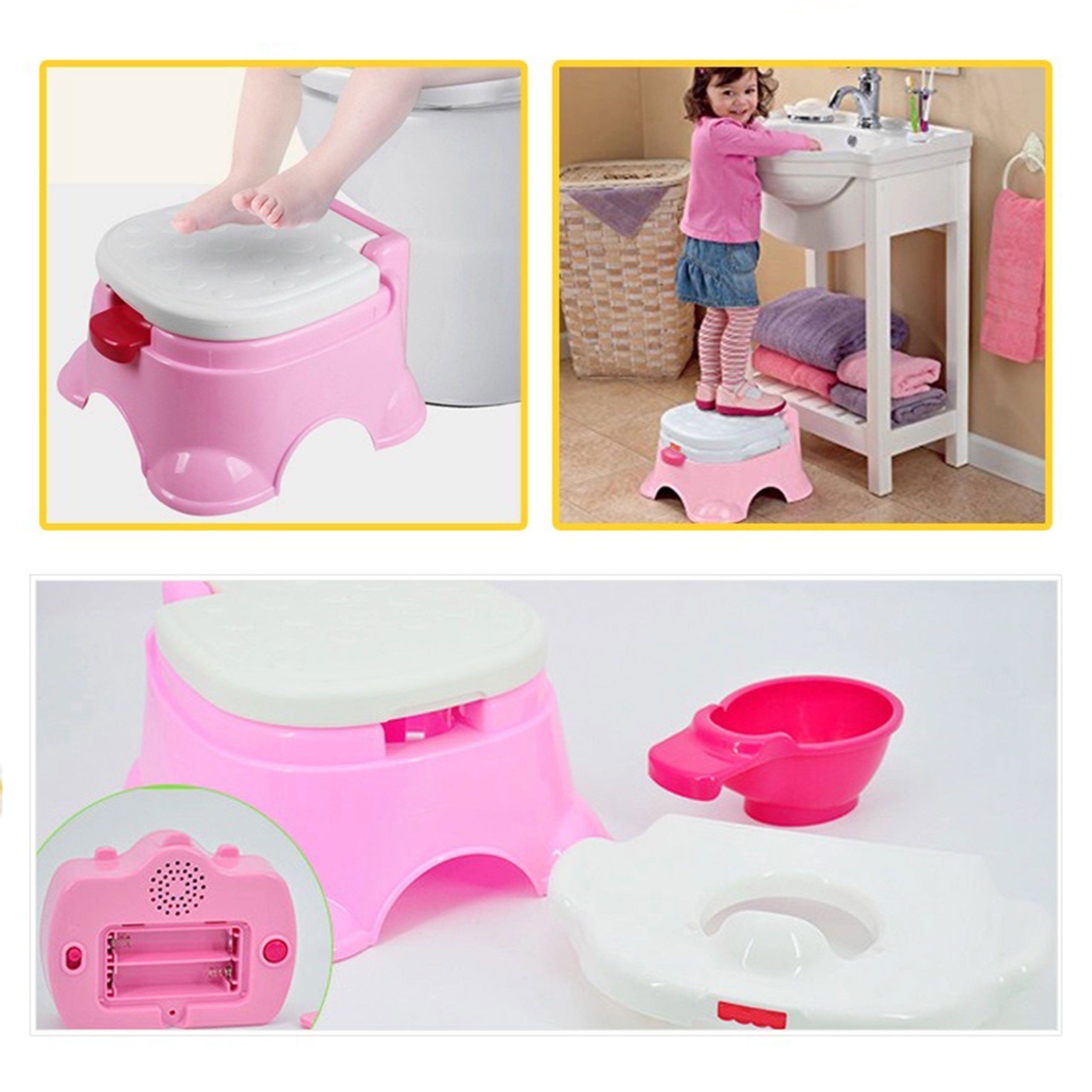 WOOPIE BABY First Potty for Children with Music 3in1 Chair Step - Slika 3