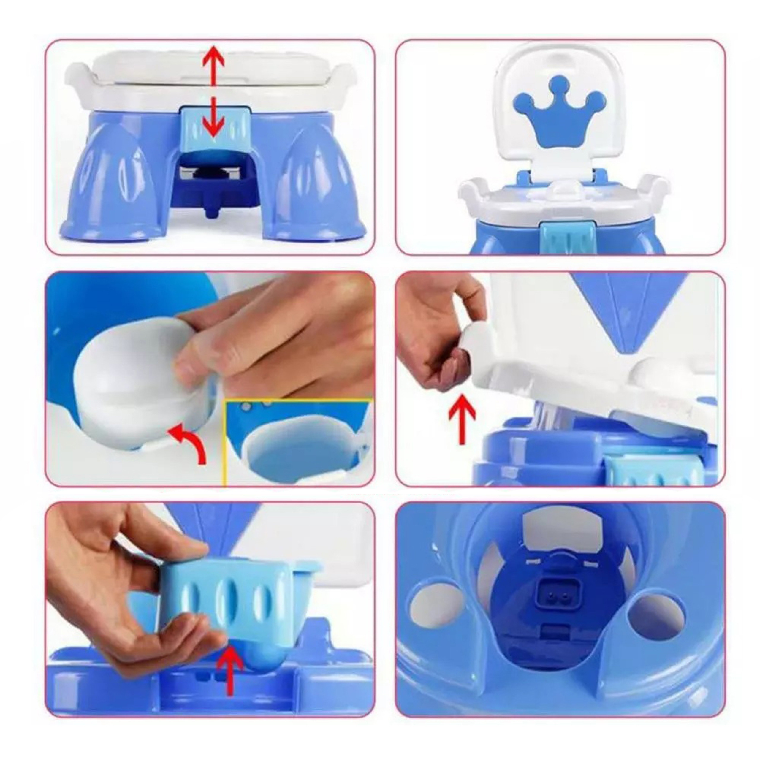 WOOPIE BABY First Potty for Children with Music 3in1 Chair Step - Slika 3