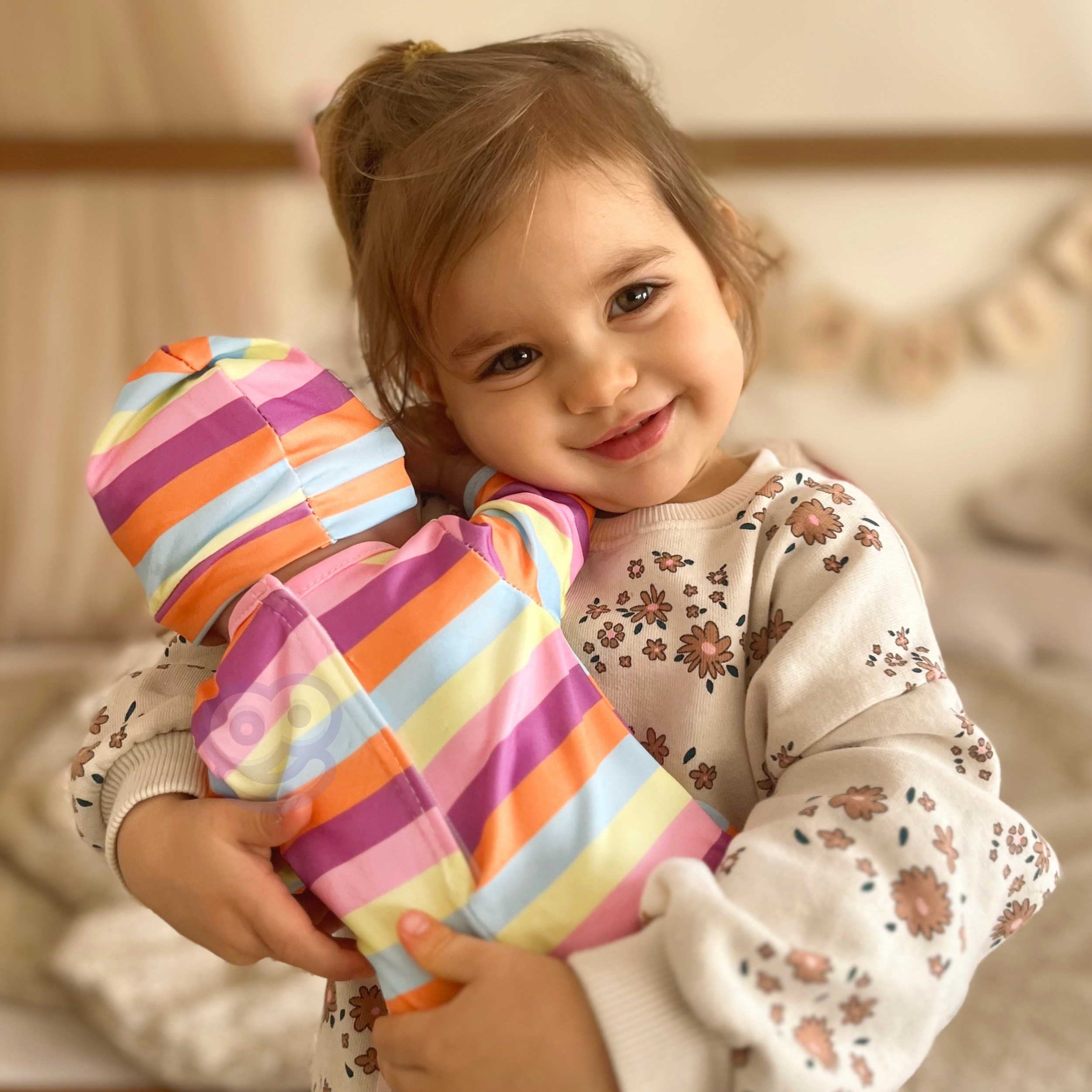 WOOPIE ROYAL Doll Clothes Set Romper Bodysuit Unicorn Hat 43-46 cm - Slika 2