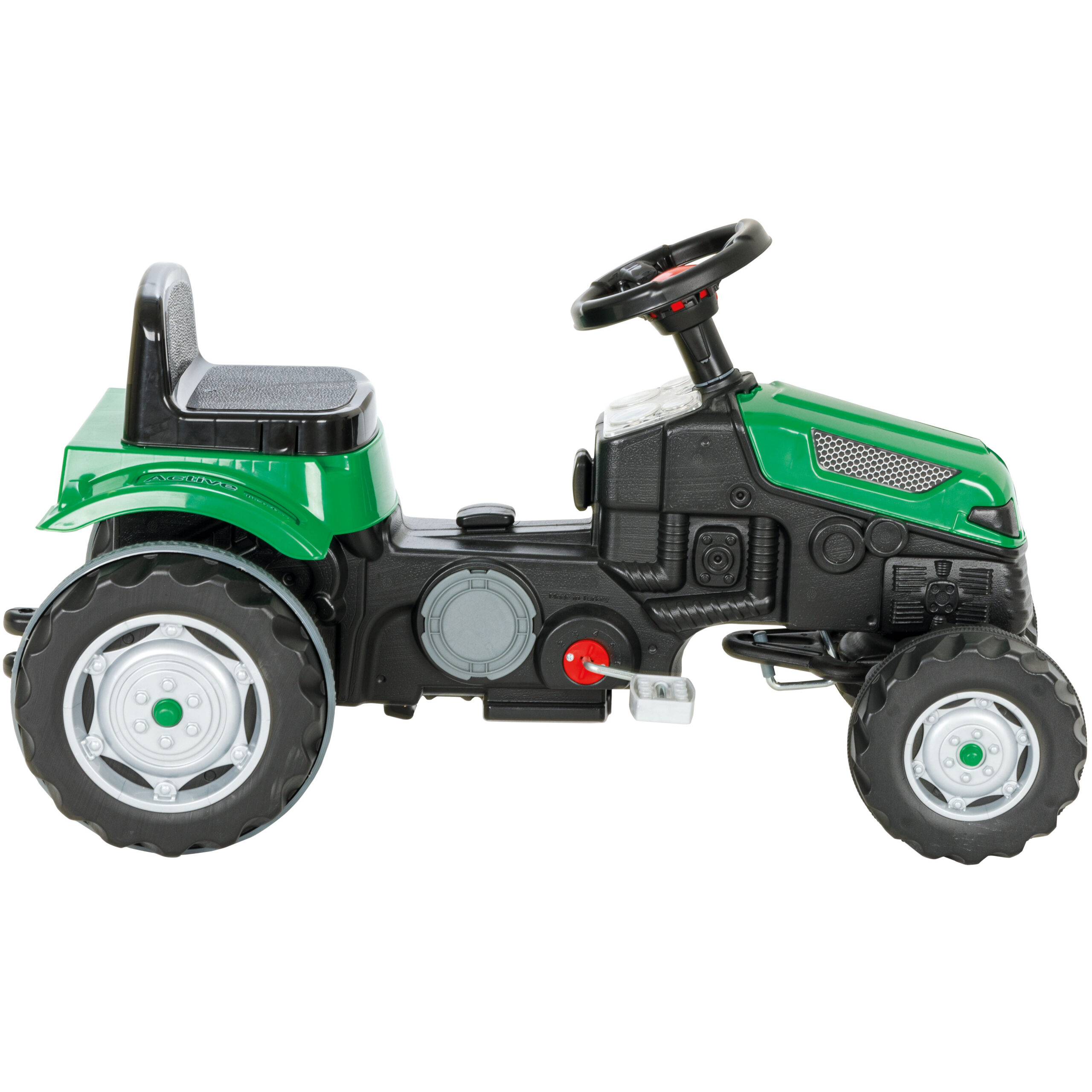 WOOPIE Pedal Tractor Farmer GoTrac Tractor Silent Wheels - Slika 5