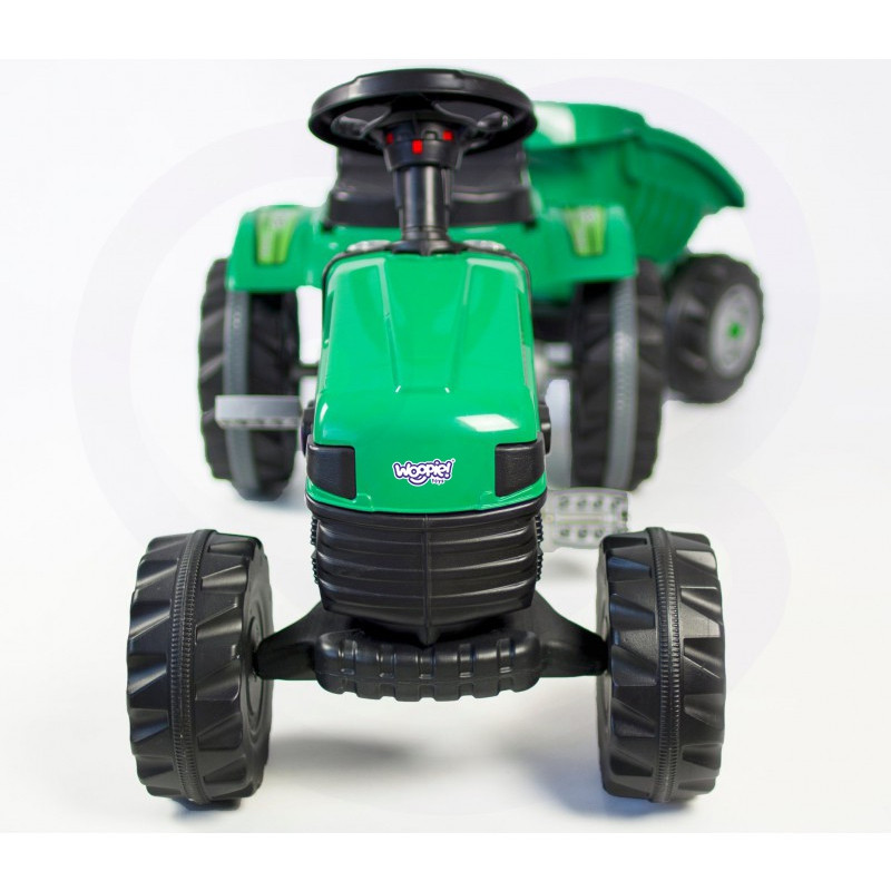 WOOPIE Pedal Tractor Farmer GoTrac Tractor Silent Wheels - Slika 7