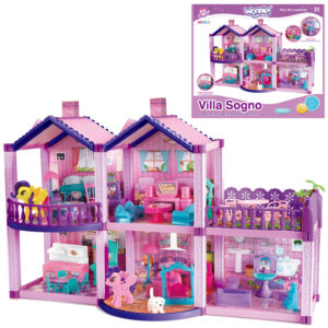 WOOPIE Pony kućica za lutke PONY FANTASY VILLA 120 dijelova