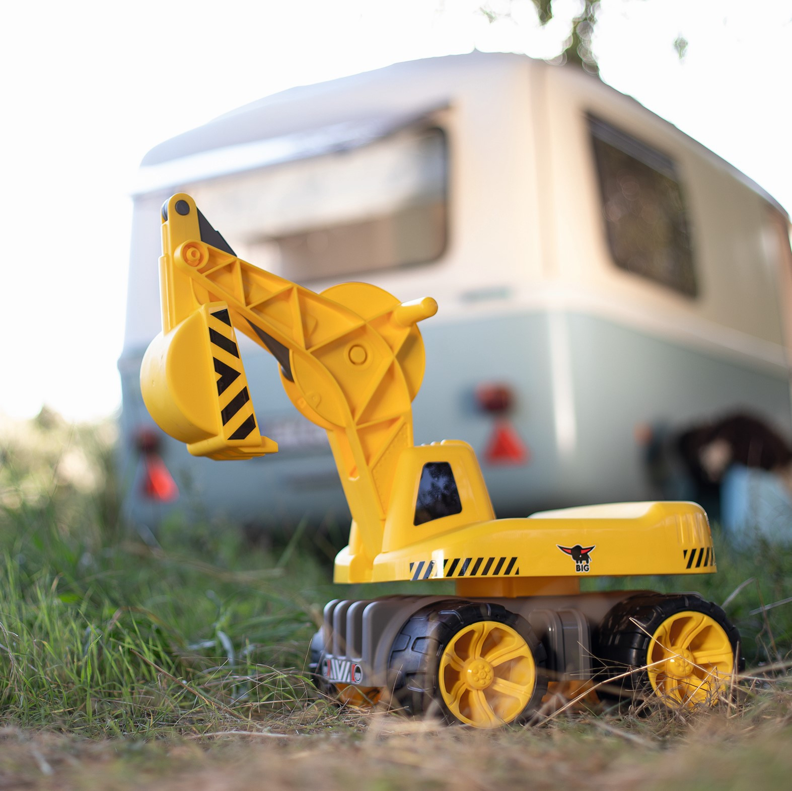 BIG Maxi Excavator Ride-on Power Worker - Slika 3