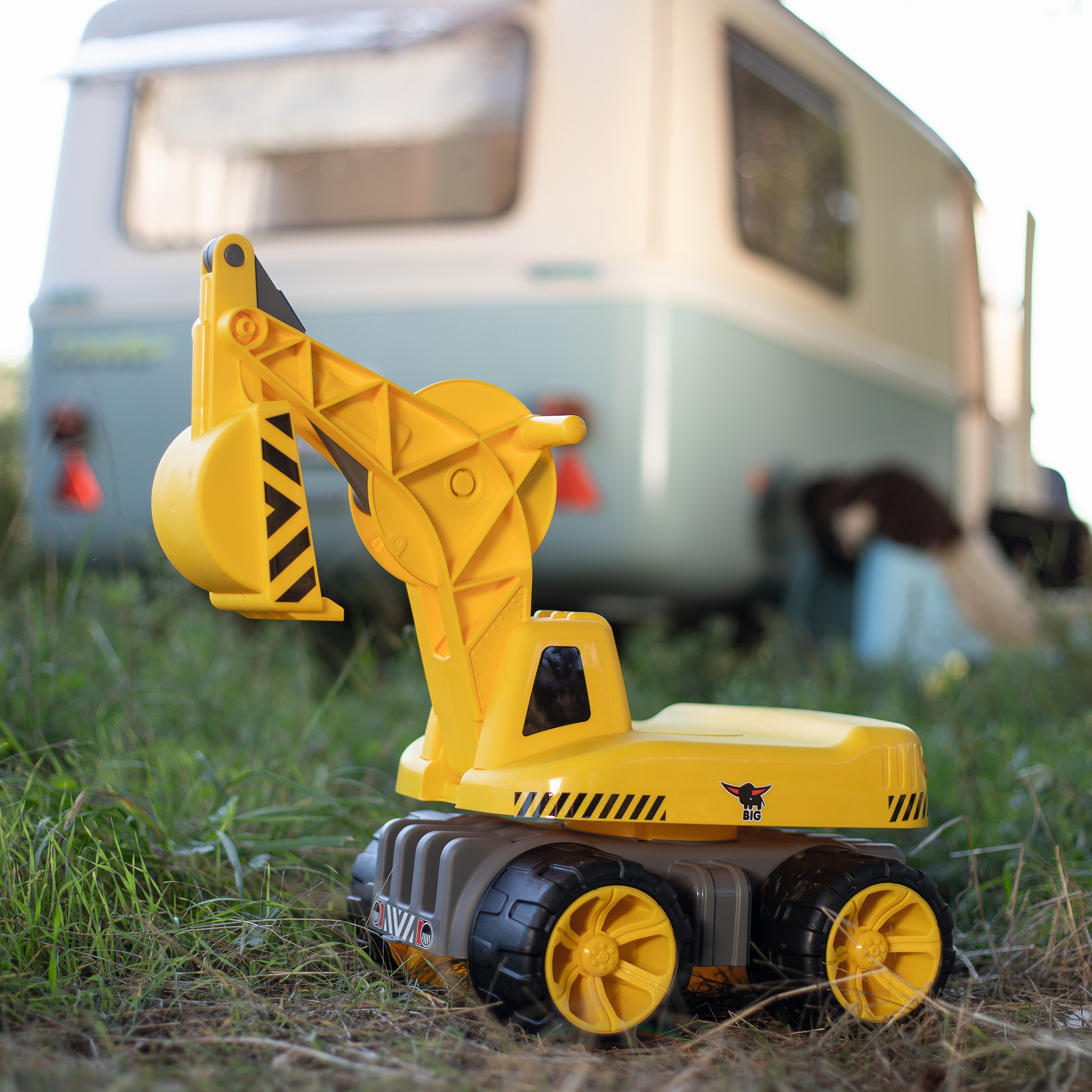 BIG Maxi Excavator Ride-on Power Worker - Slika 4
