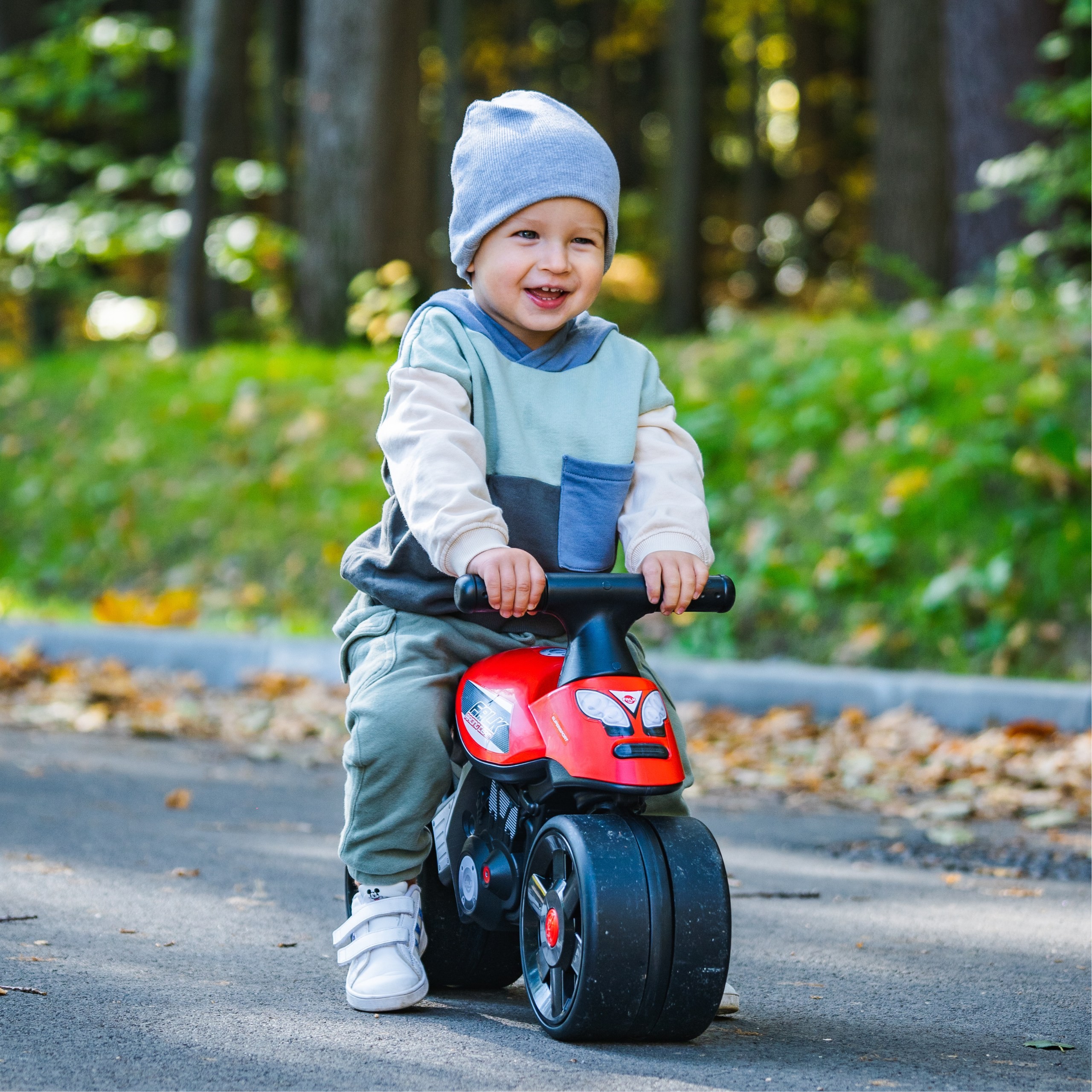 FALK Street Champion Ride-on Motorcycle Red 1-3 years - Slika 7