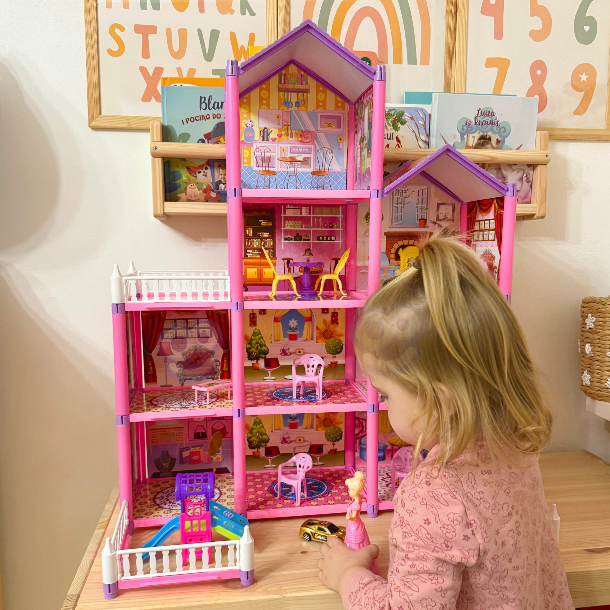WOOPIE Mega Villa Dollhouse LOVELY HOUSE 194 pcs. - Slika 2