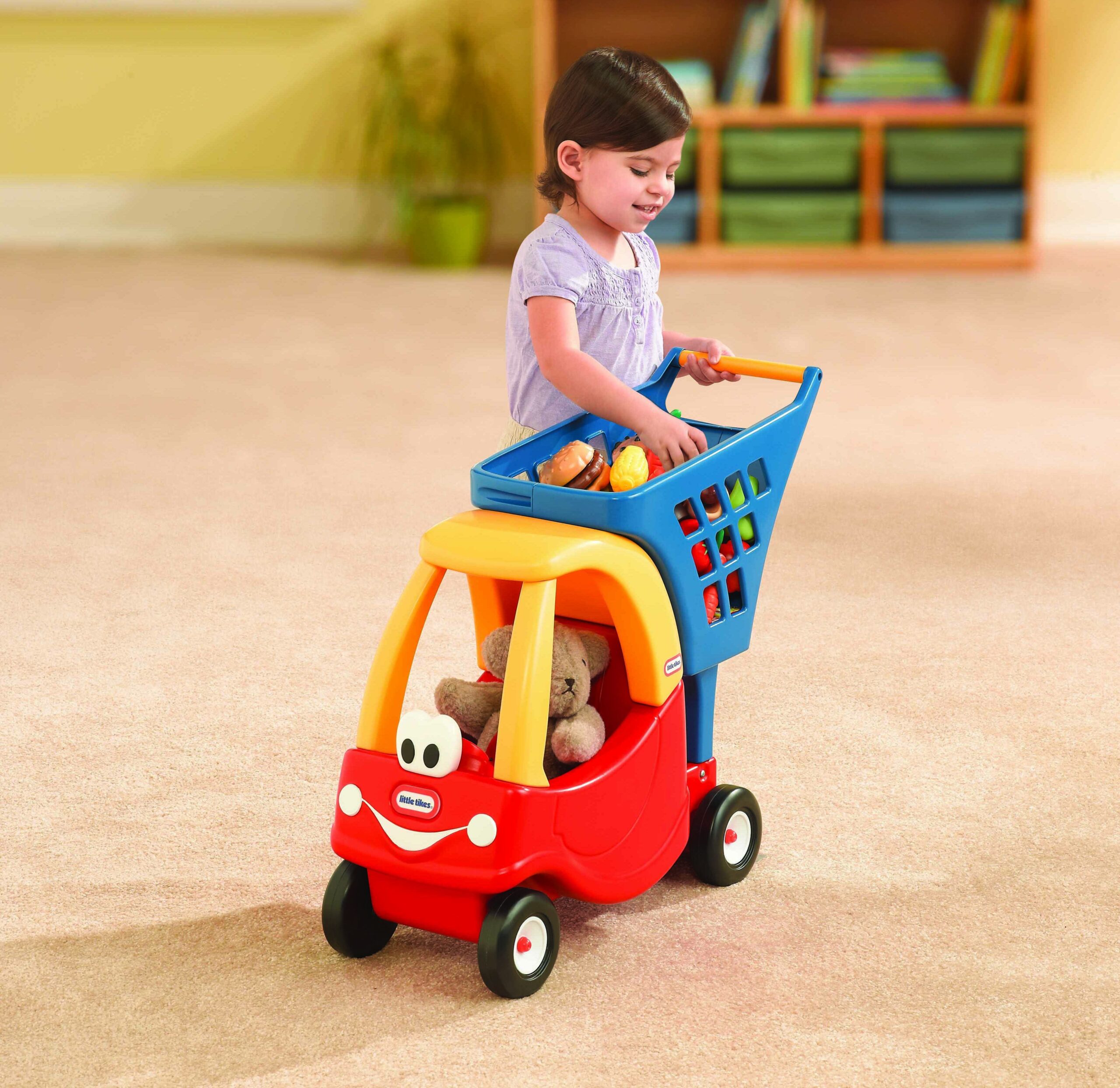 Little Tikes Cozy Coupe Ride-On Shopping Cart - Slika 3