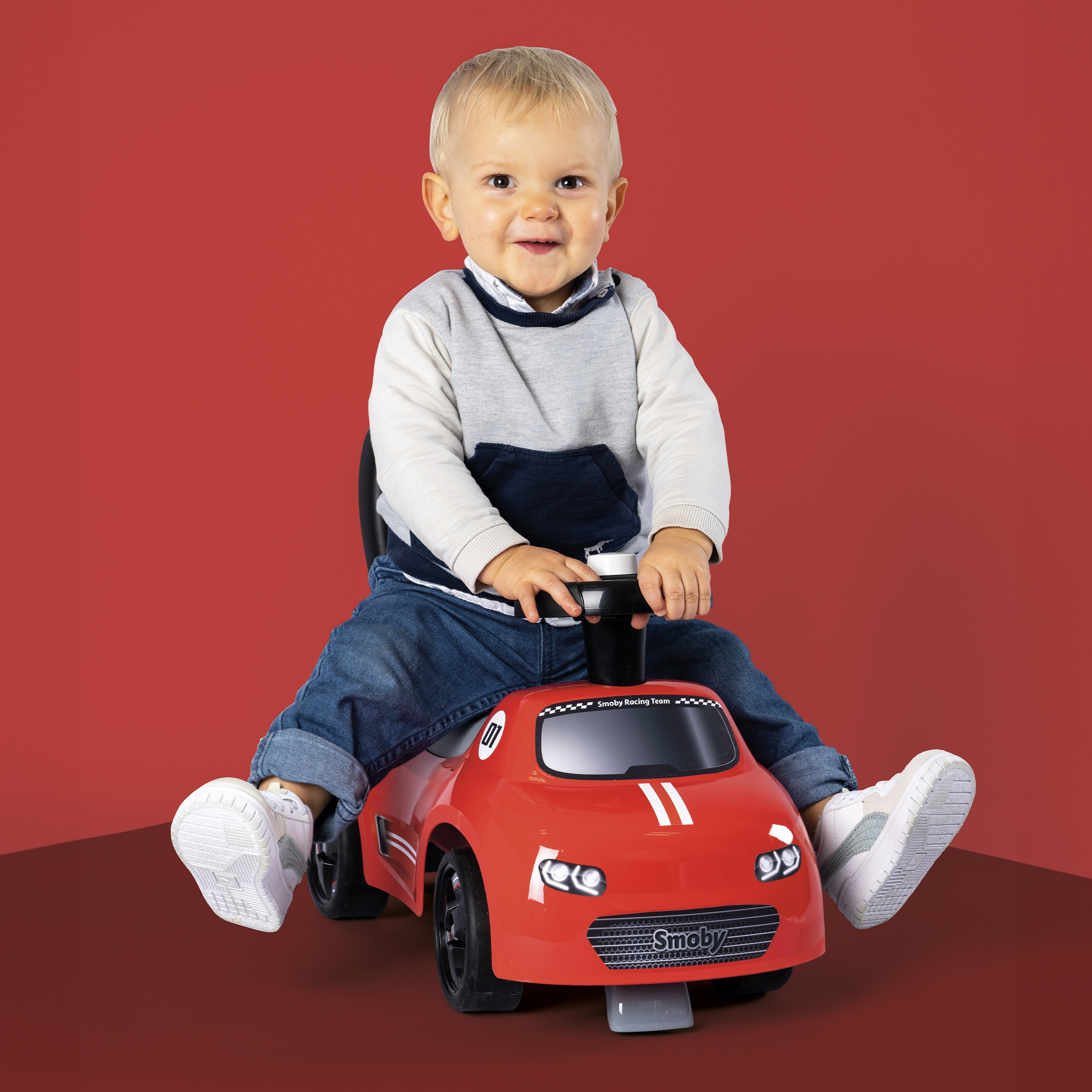 Smoby Red Ride-On with Horn - Slika 5