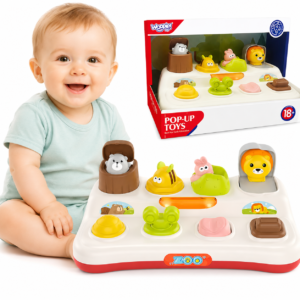 WOOPIE BABY Educational Toy Pop Up Zoo Animals