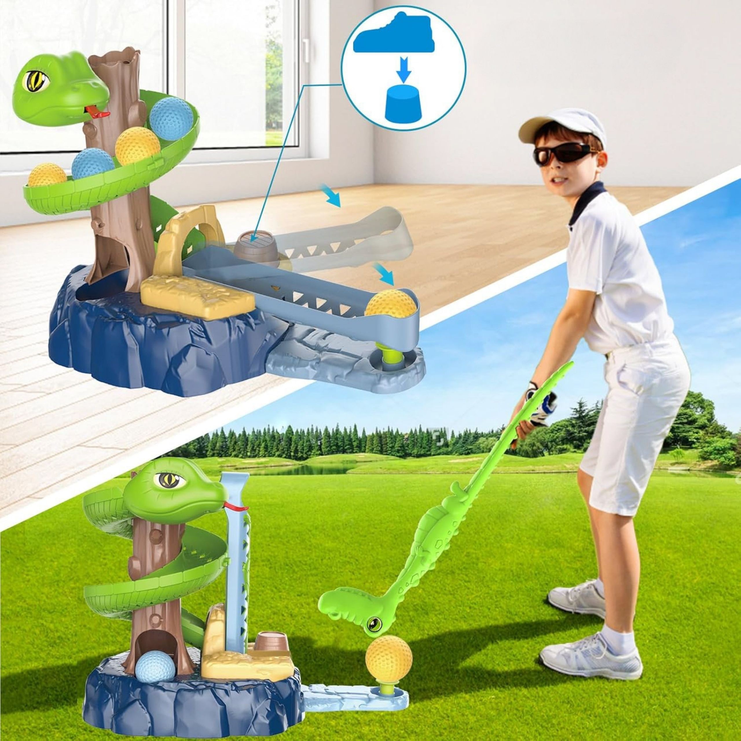 WOOPIE Mini Golf Arcade Game SNAKE GOLF - Slika 4