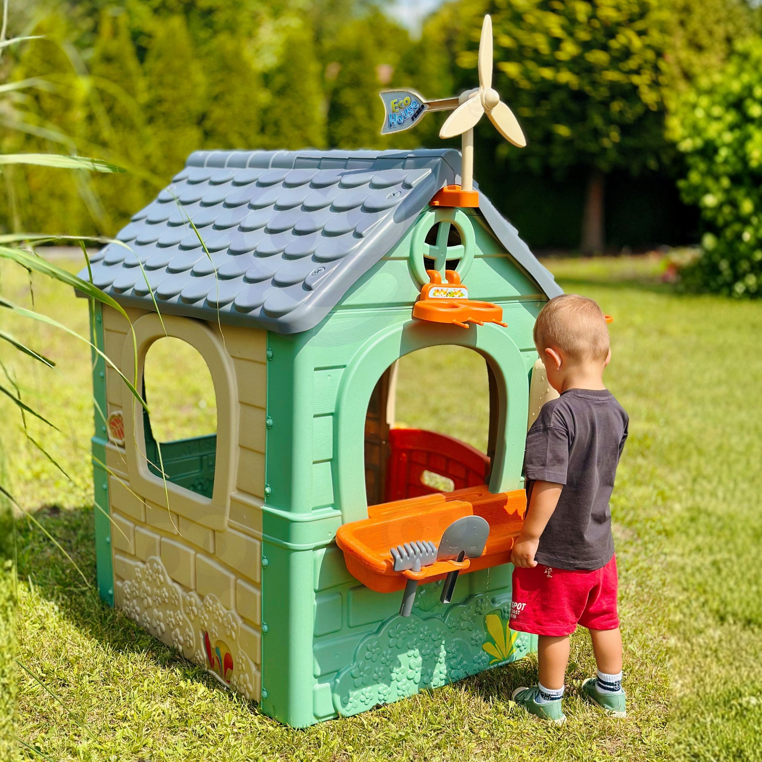 FEBER Garden House Recycle Eco Waste Segregation Green Energy - Slika 3