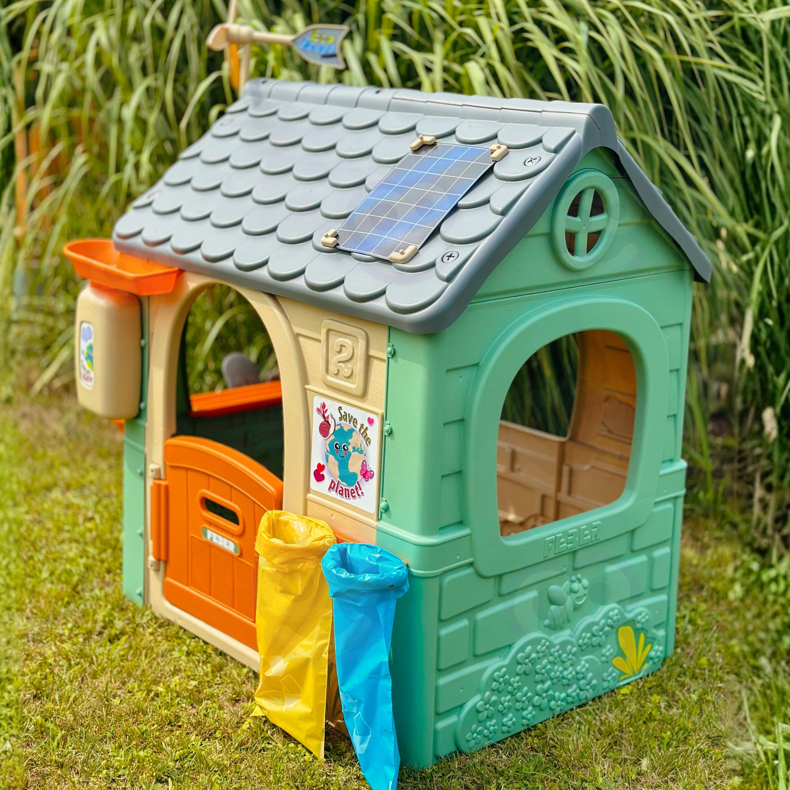 FEBER Garden House Recycle Eco Waste Segregation Green Energy - Slika 6