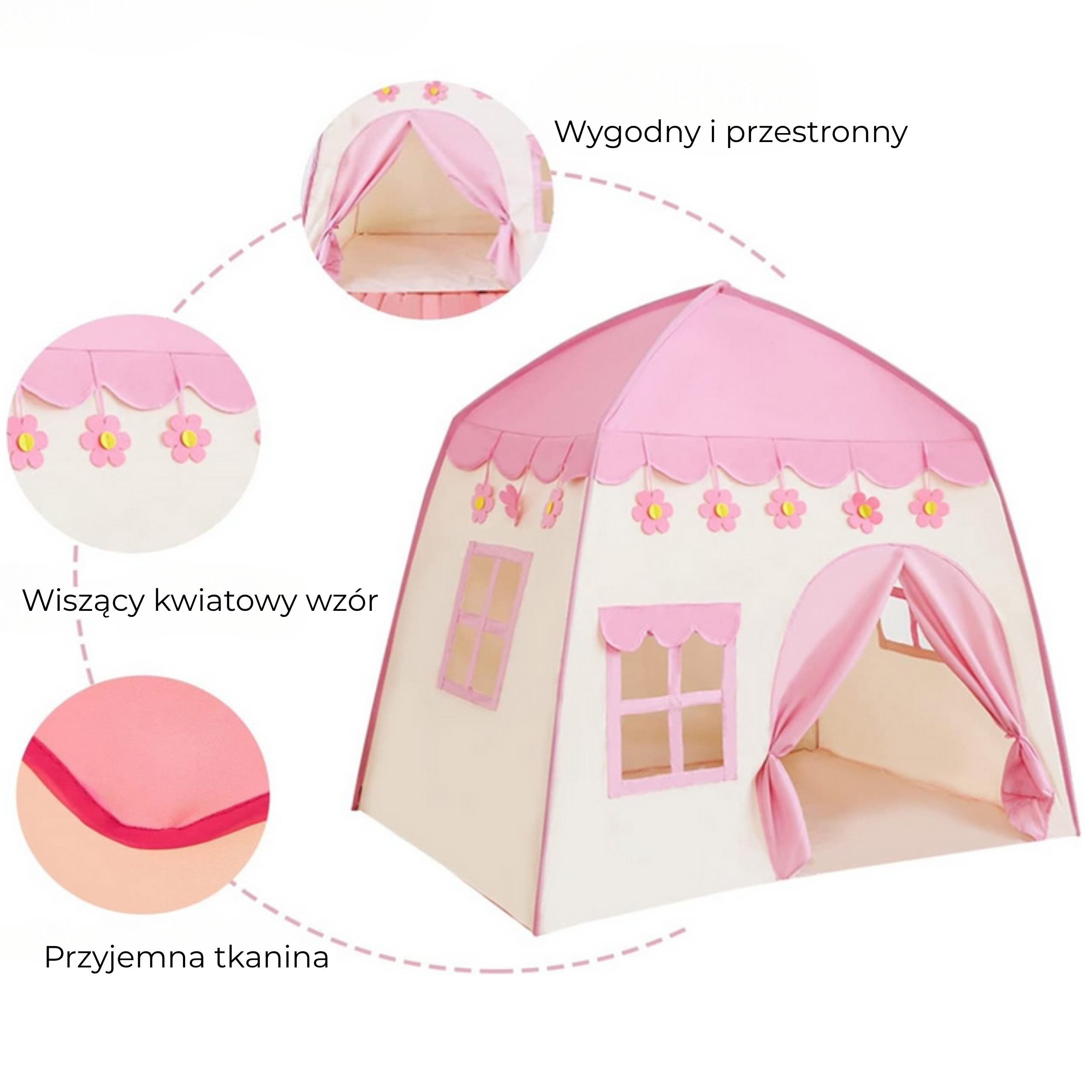 Wooopie Tent House for Home and Garden XXL with Floor - Slika 8