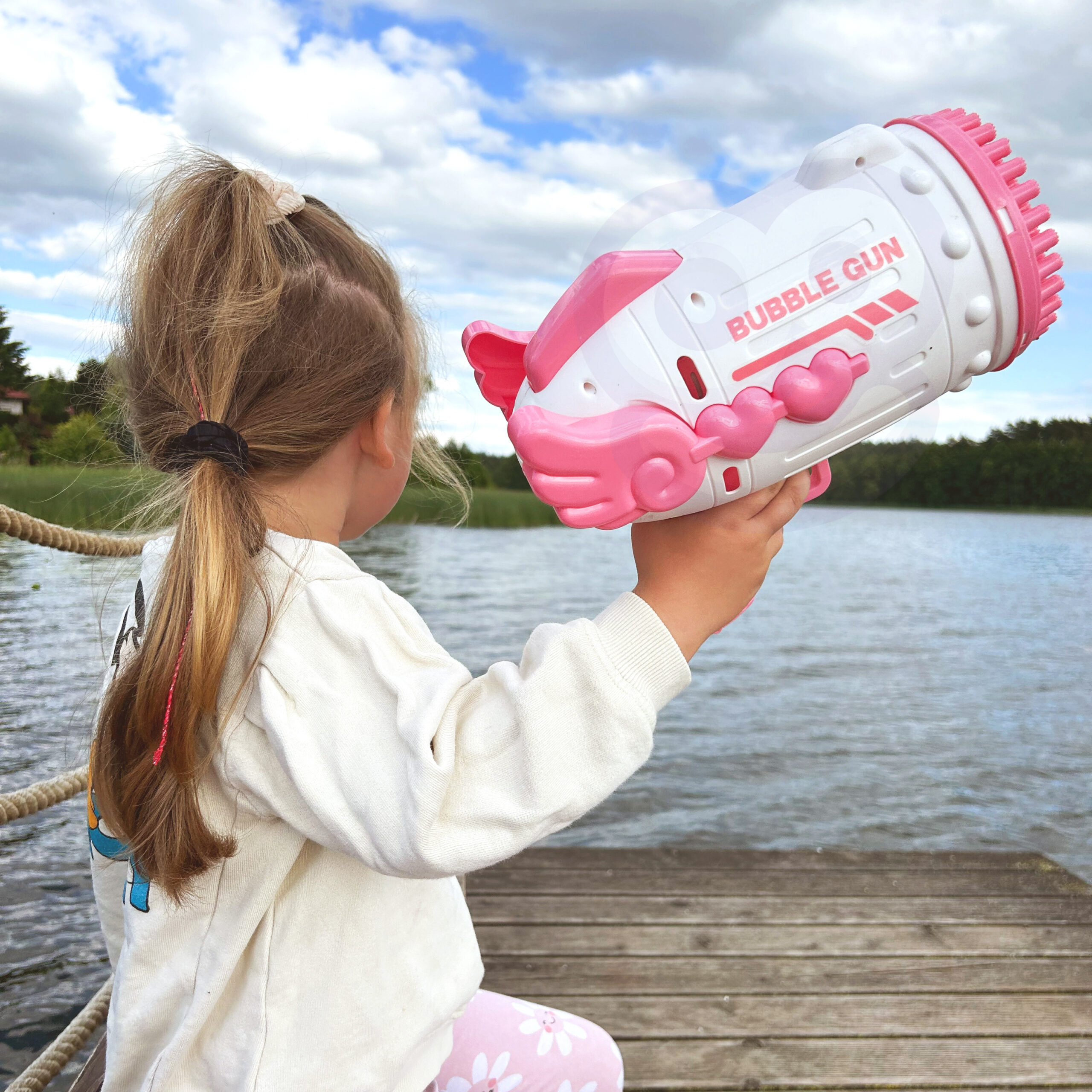 WOOPIE Bubble Gun 91 Holes Pink - Slika 4
