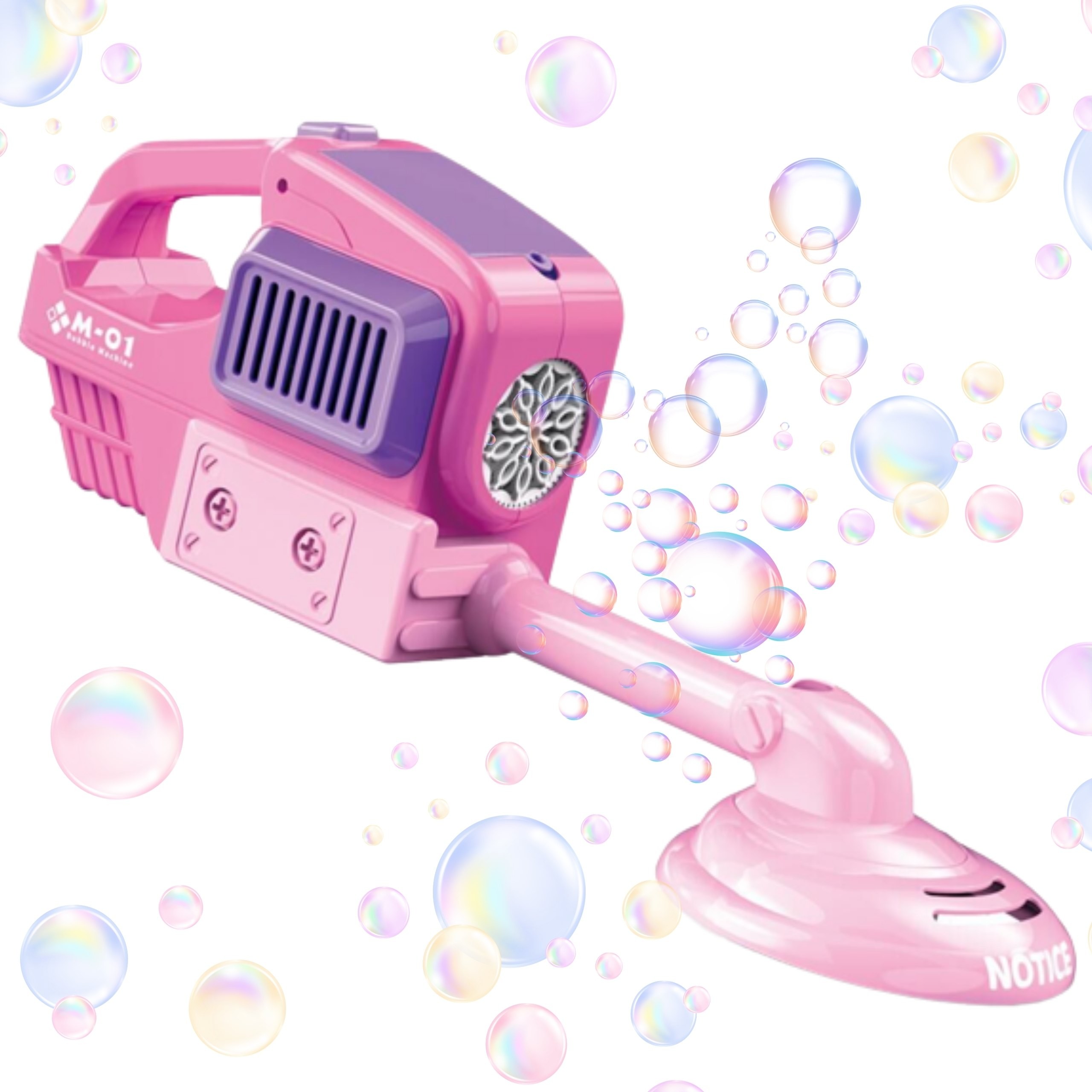 WOOPIE Hand Lawn Mower Bubble Machine Pink - Slika 7