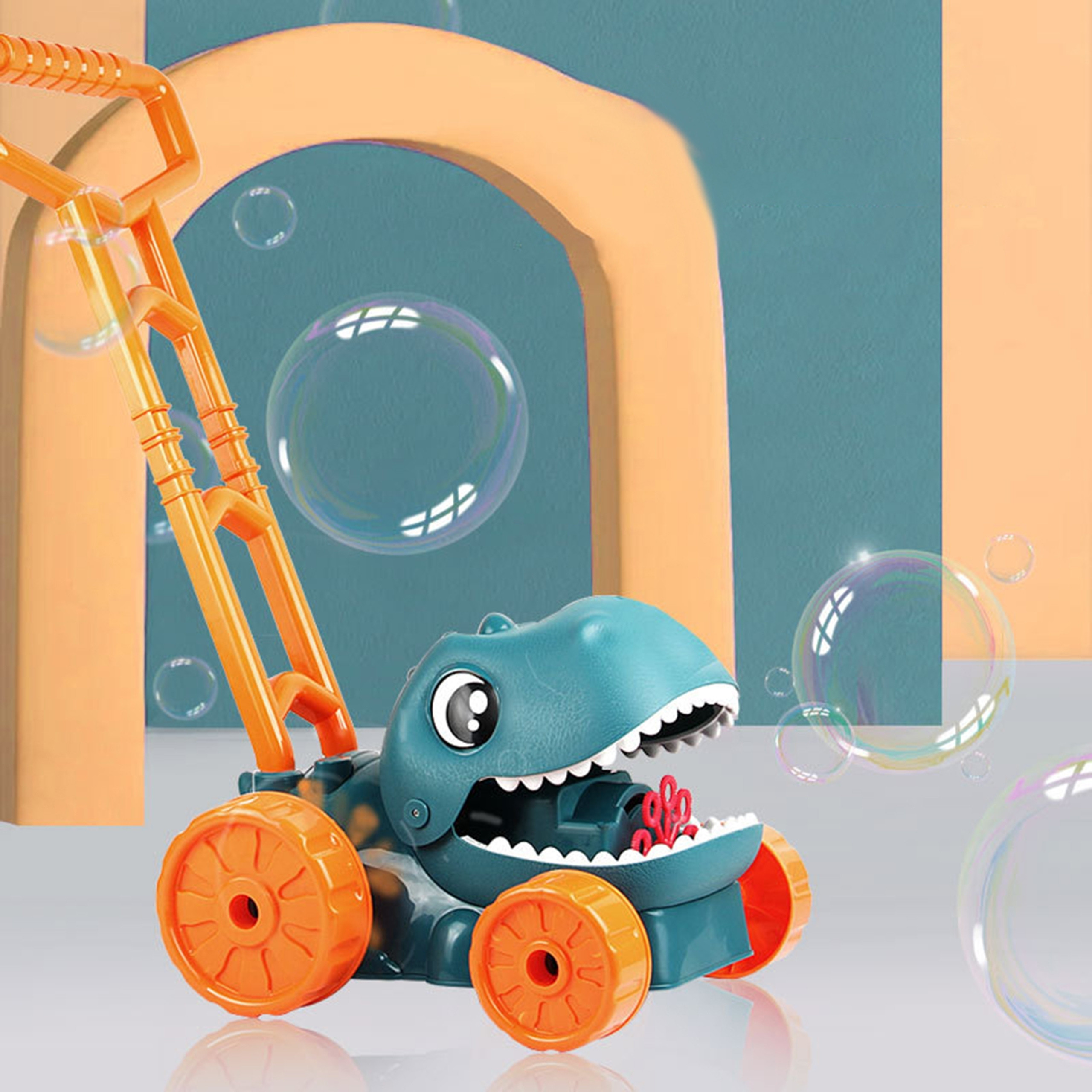 WOOPIE Dino Bubble Garden Mower Dinosaur + Liquid - Slika 8