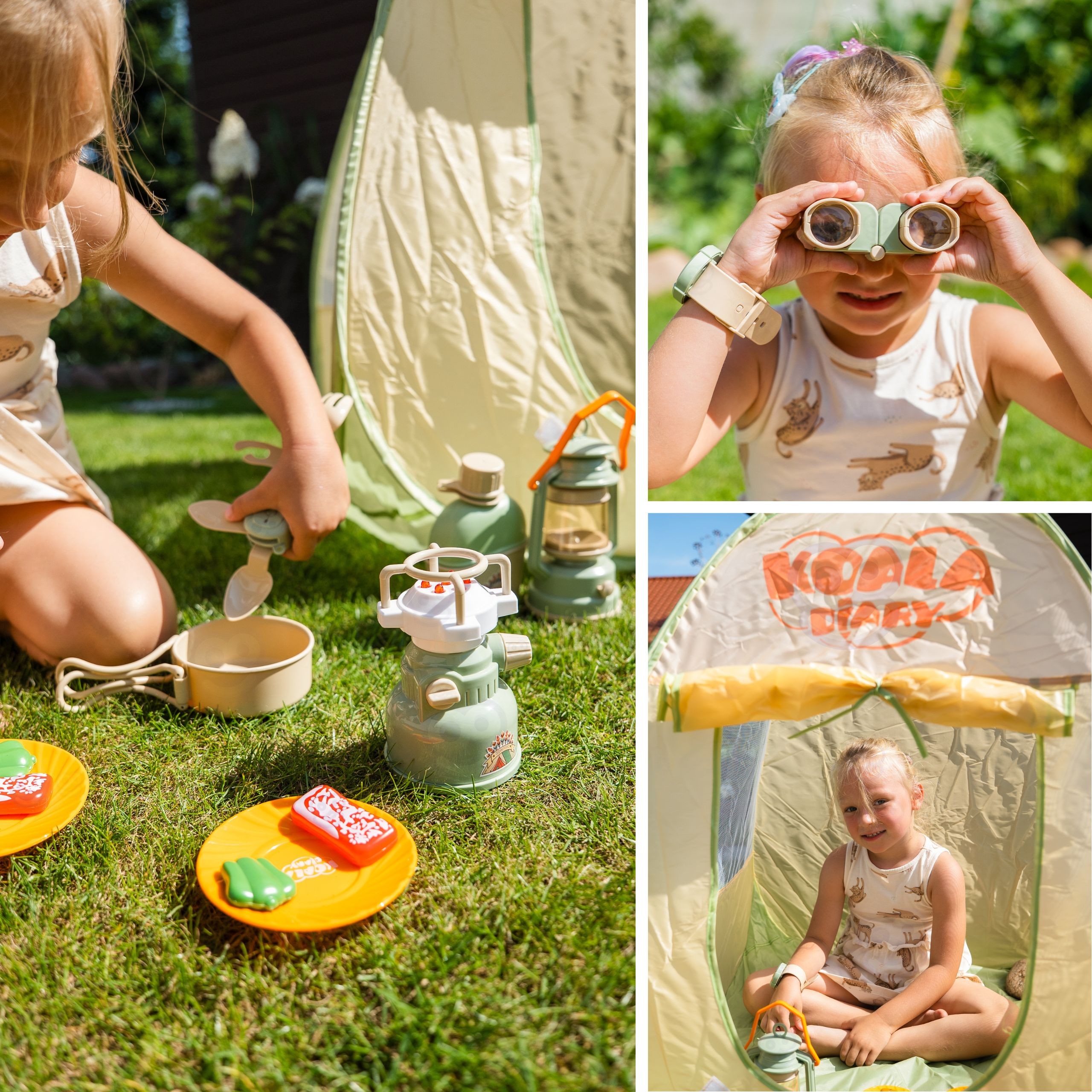WOOPIE Discovery Little Explorer's Set XXL Camping Tent for Bivouac 15 pcs. - Slika 4