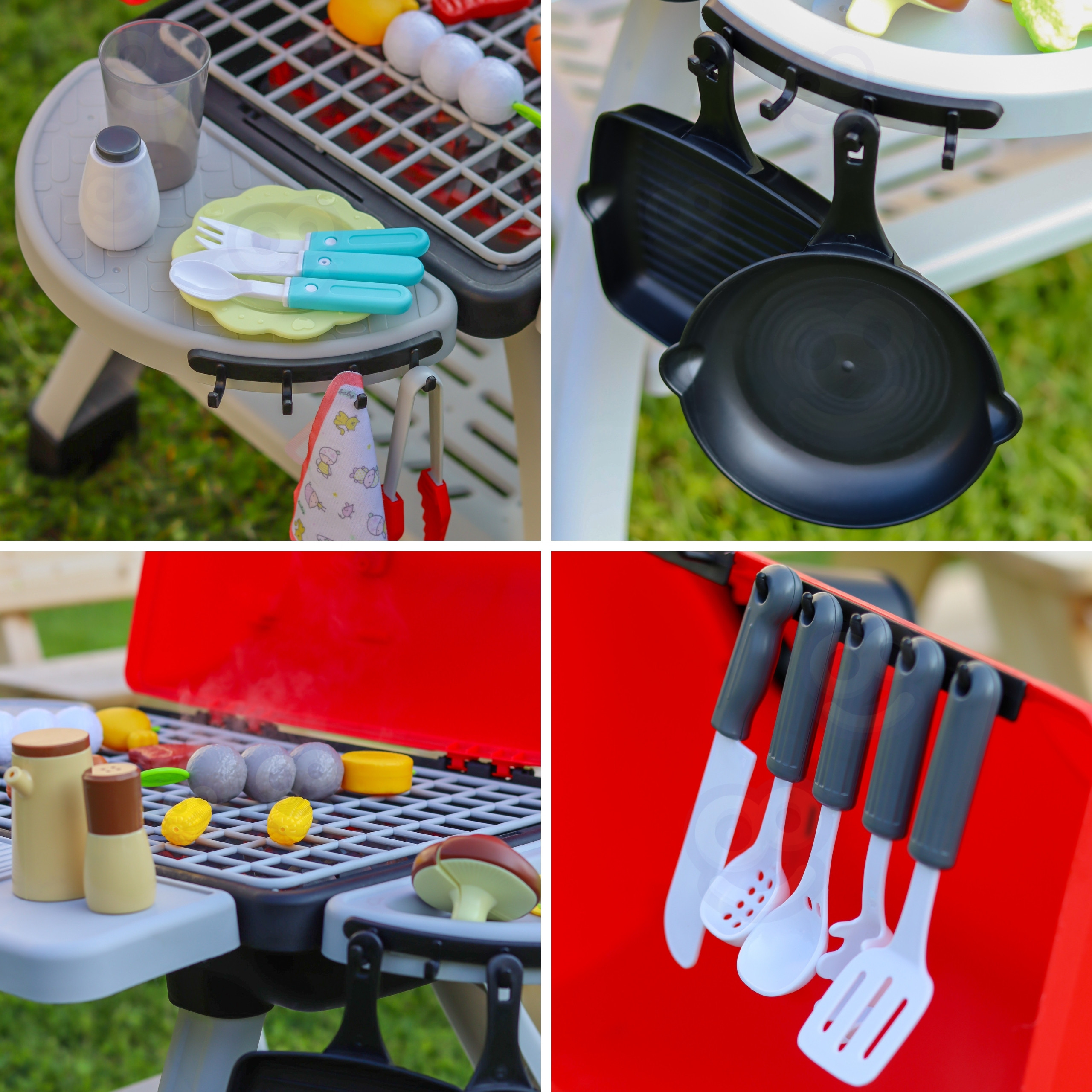 WOOPIE Grill Barbecue Garden Kitchen Interactive Pair LED Set XL 41 pcs. - Slika 4