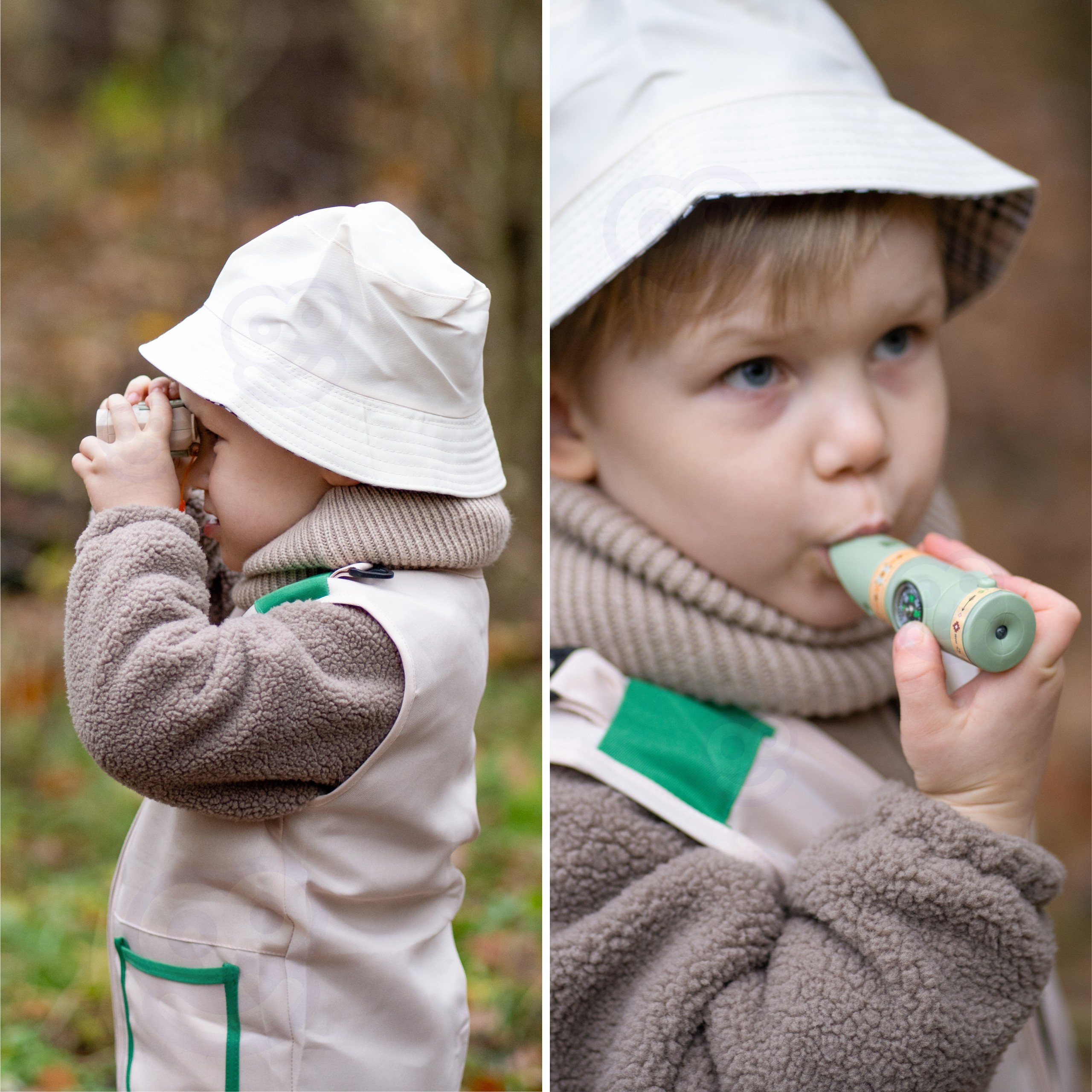 WOOPIE Discovery Little Explorer's Set Binoculars Compass Insect Net Butterflies Flashlight - Slika 6
