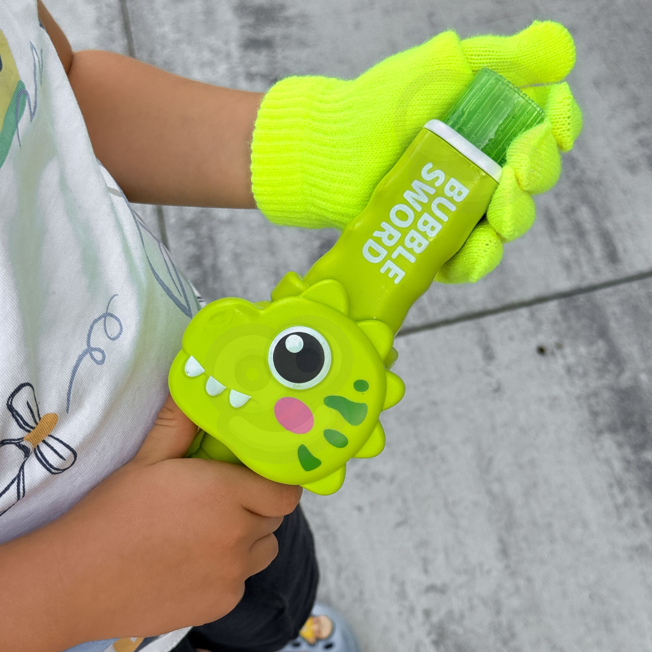 WOOPIE Dinosaur Smoke Bubble Gun Fog Bubble Machine Rechargeable - Slika 3