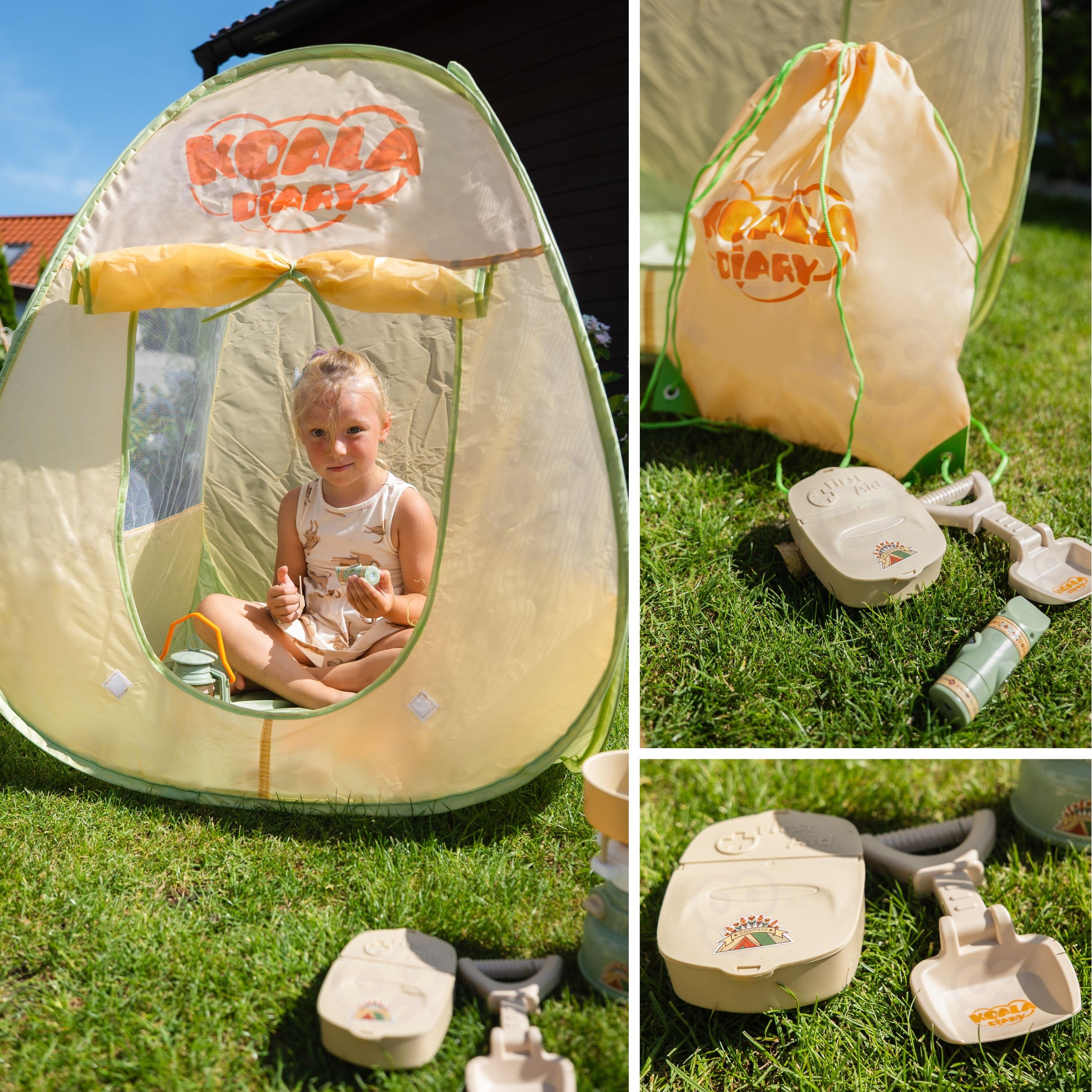WOOPIE Discovery Little Explorer's Set XXL Camping Tent for Bivouac 15 pcs. - Slika 8