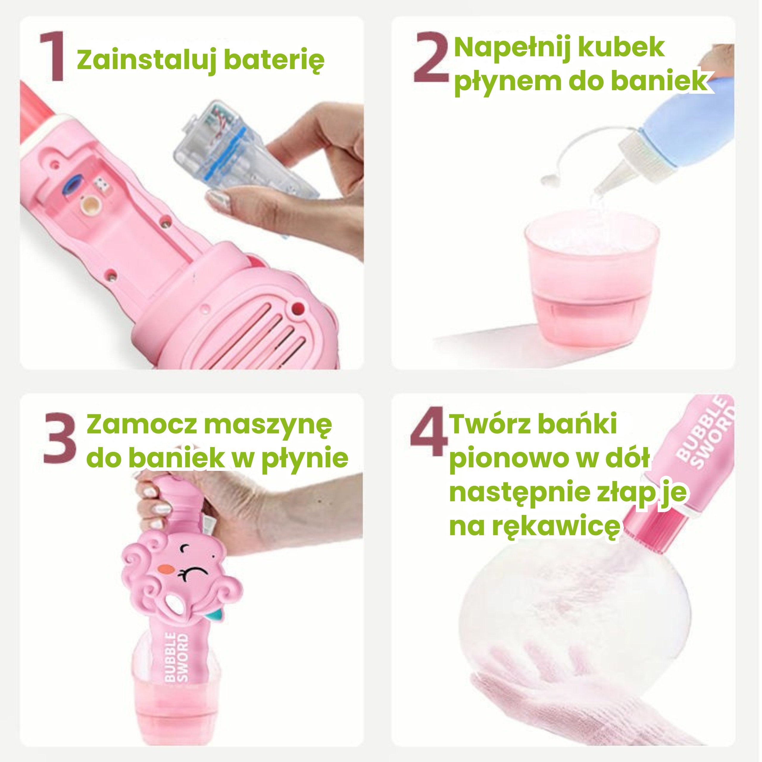 WOOPIE Dinosaur Smoke Bubble Gun Fog Bubble Machine Rechargeable - Slika 8