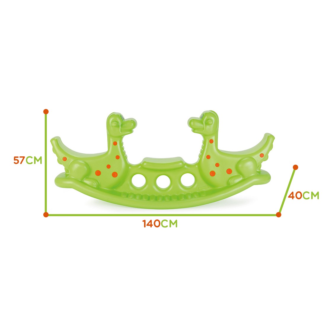 WOOPIE Dino Multi-Person Balance Swing Light Green - Slika 6