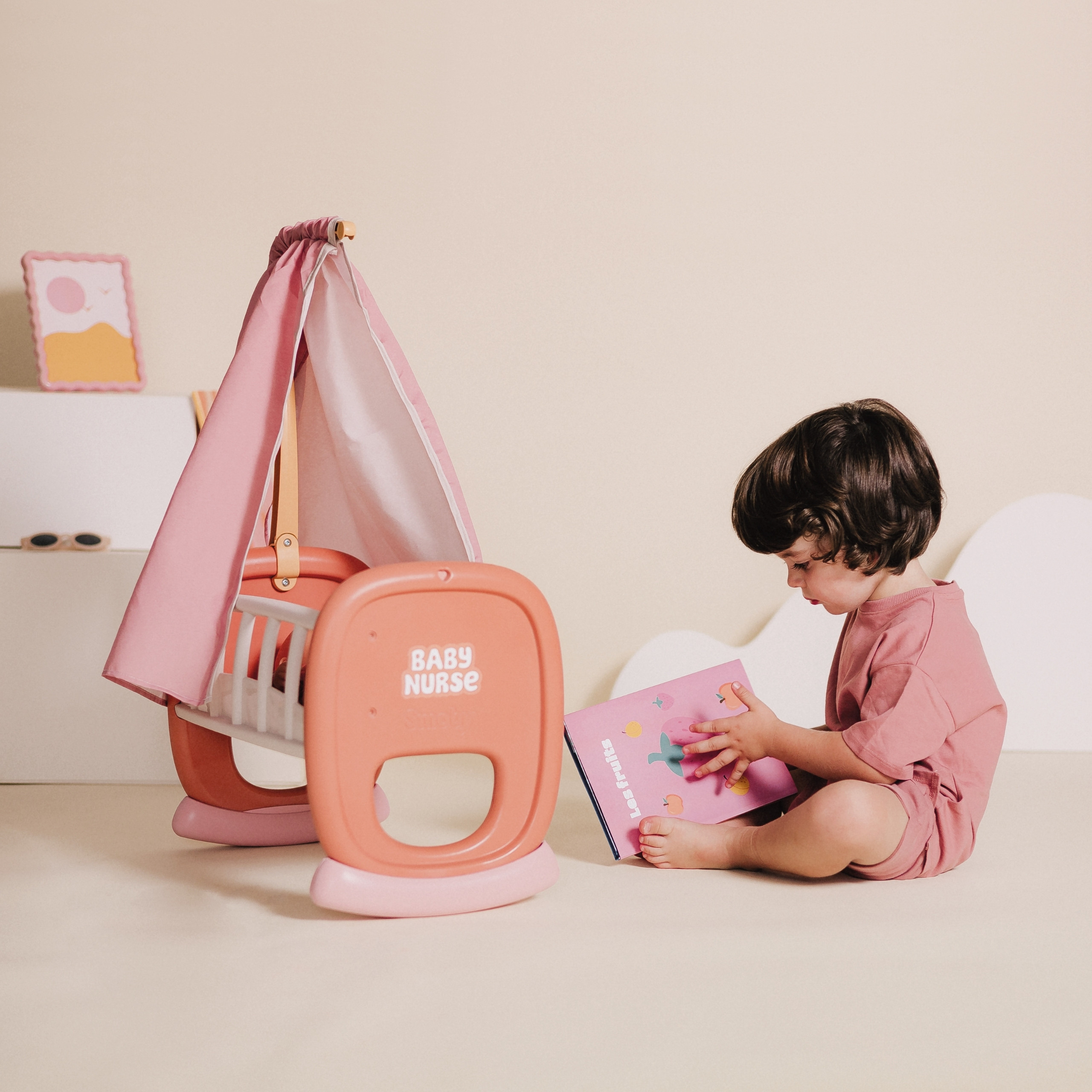 Smoby Baby Nurse Cradle with Canopy - Slika 2