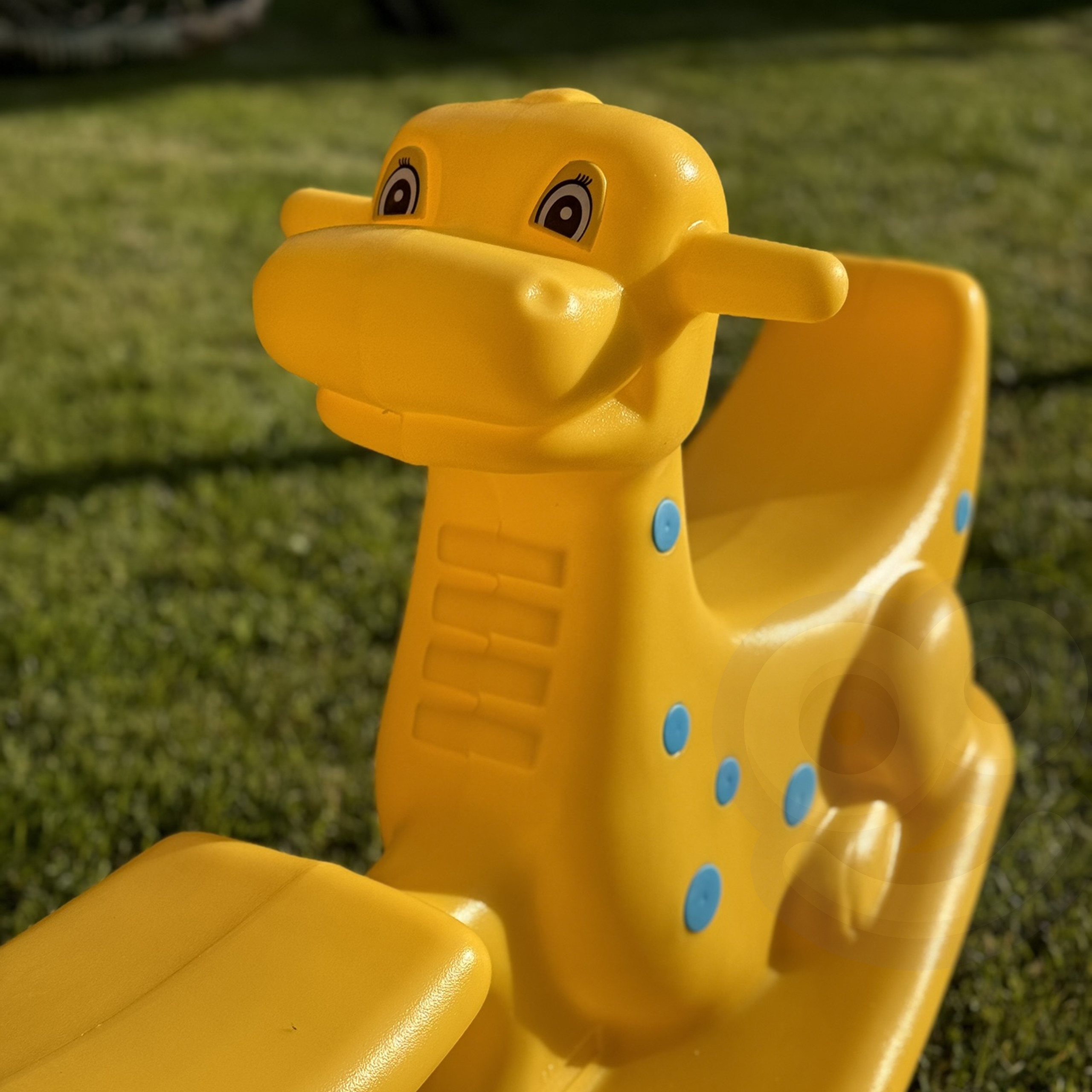 WOOPIE Multi-Person Dino Rocker Balance Swing Yellow - Slika 7