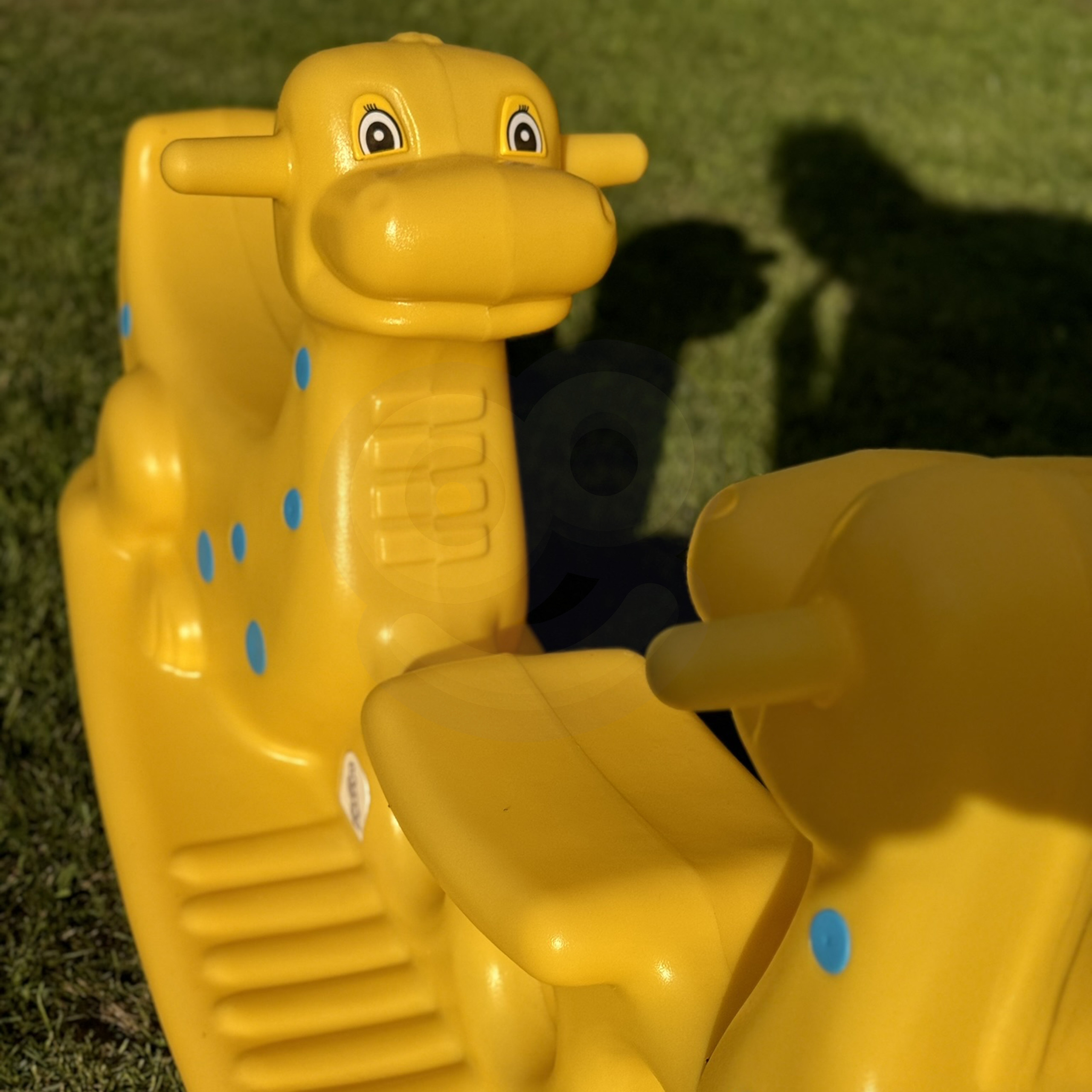 WOOPIE Multi-Person Dino Rocker Balance Swing Yellow - Slika 8