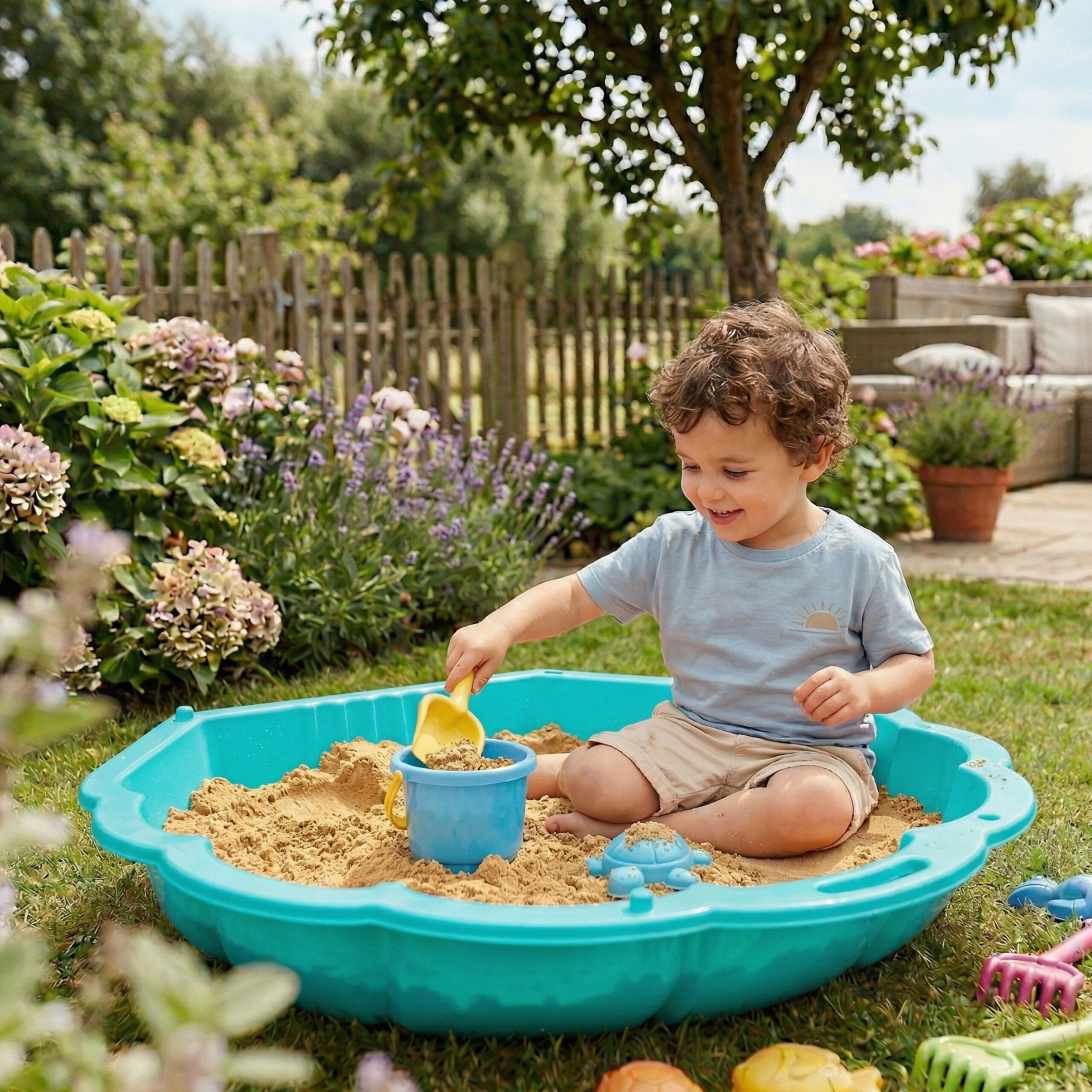 WOOPIE Sandbox Pool Shell Green 3in1 Dry Pool 1 pc. - Slika 4