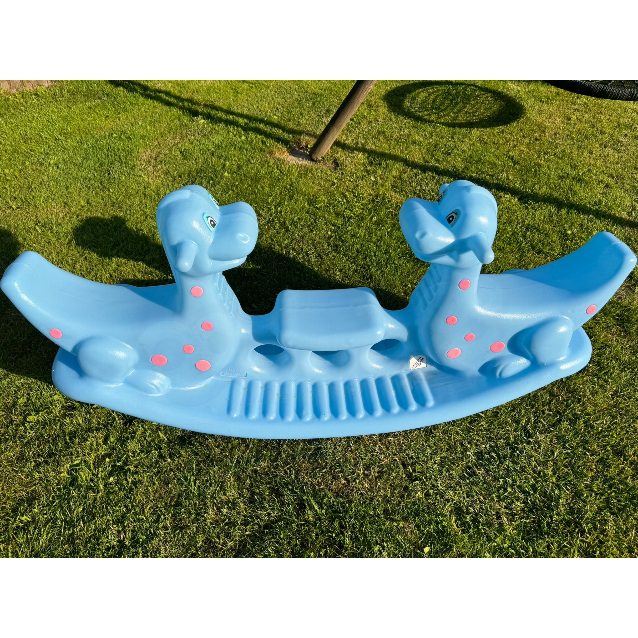 WOOPIE Dino Rocker Balance Swing Light Blue - Slika 6