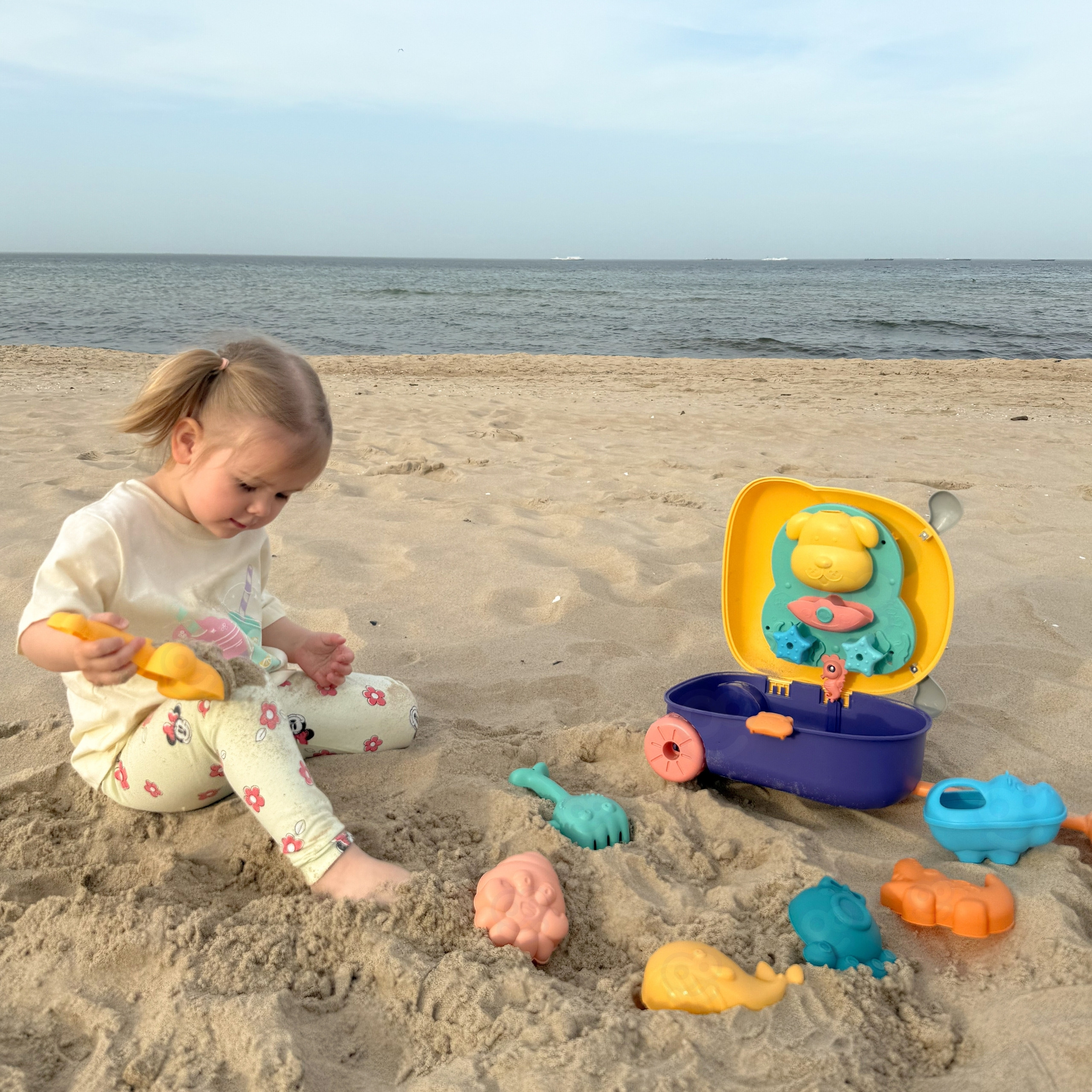 WOOPIE 3-in-1 Sandbox Set, Suitcase, Dog, Water Table - Slika 4