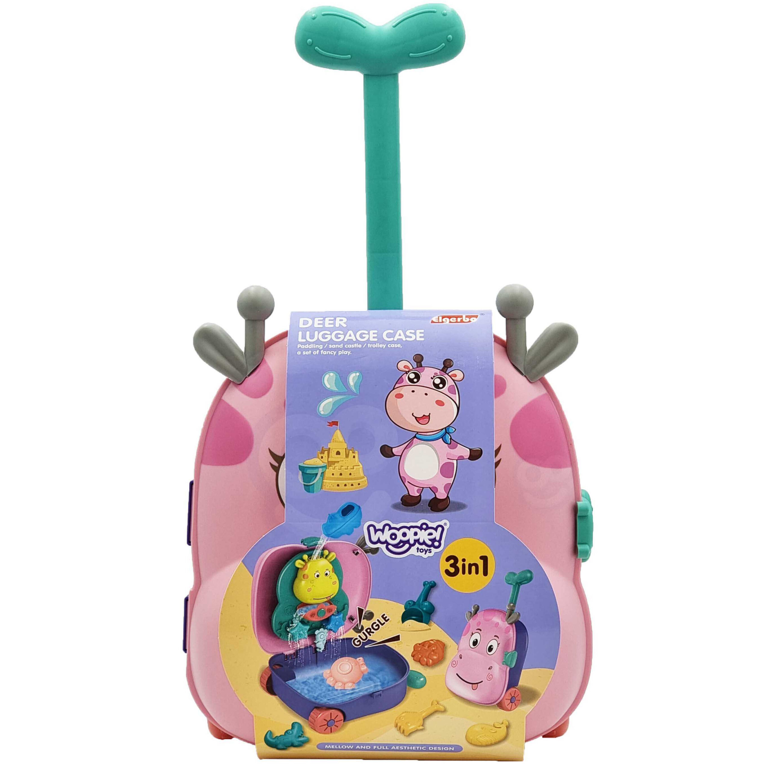 WOOPIE 3-in-1 Sandbox Set: Deer Suitcase + Water Toy - Slika 7