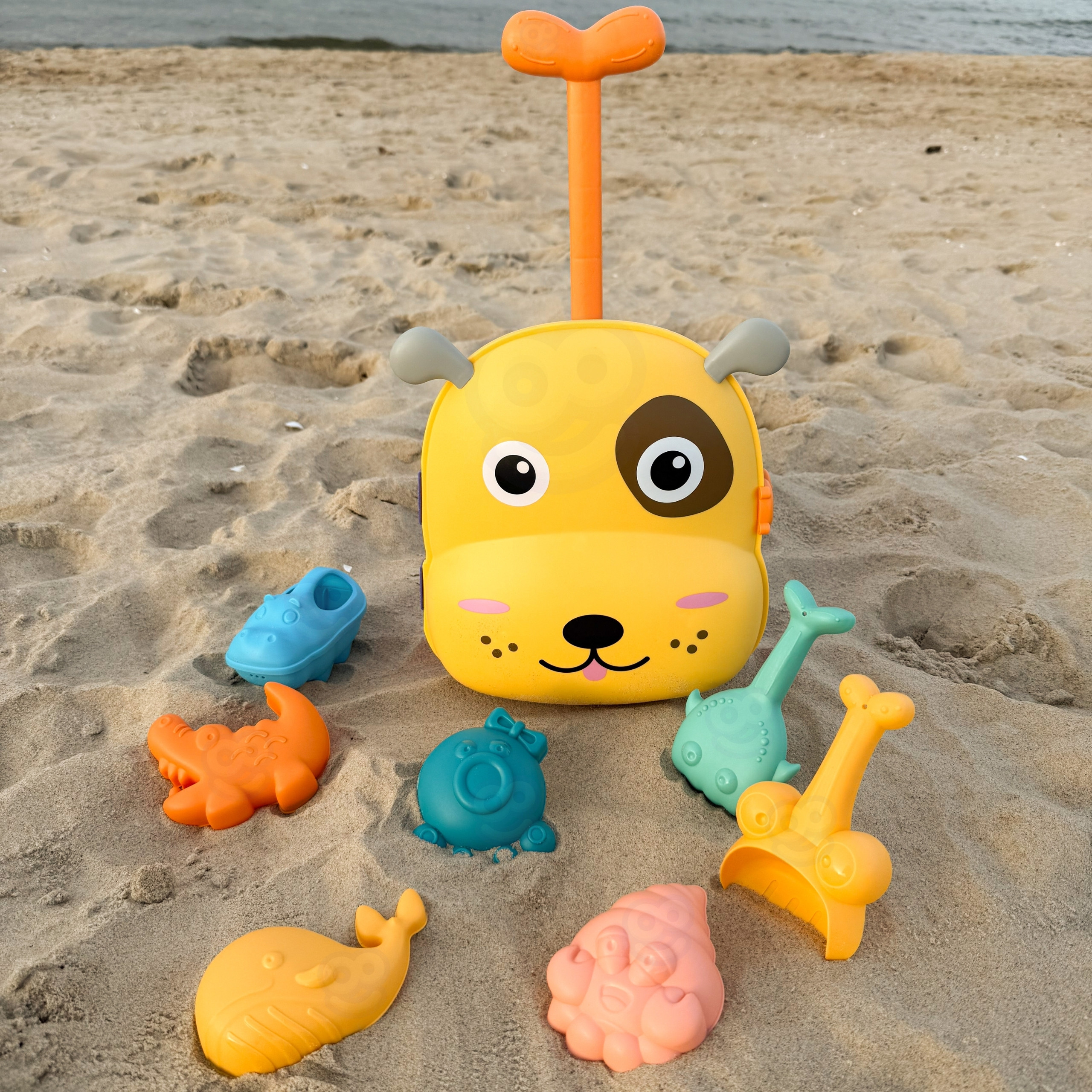 WOOPIE 3-in-1 Sandbox Set, Suitcase, Dog, Water Table - Slika 8