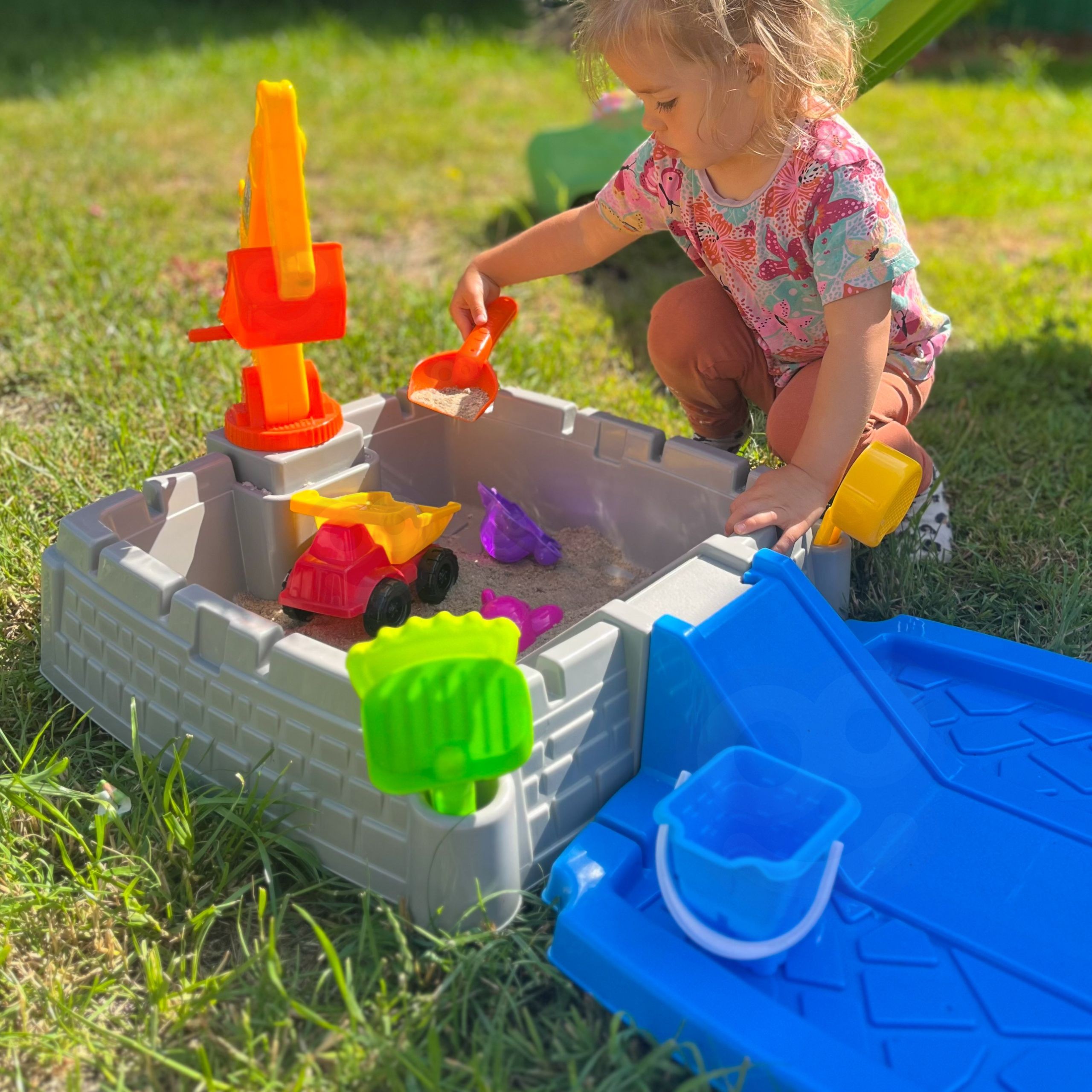 WOOPIE Portable Sandbox Castle Lockable + 9 acc. - Slika 4