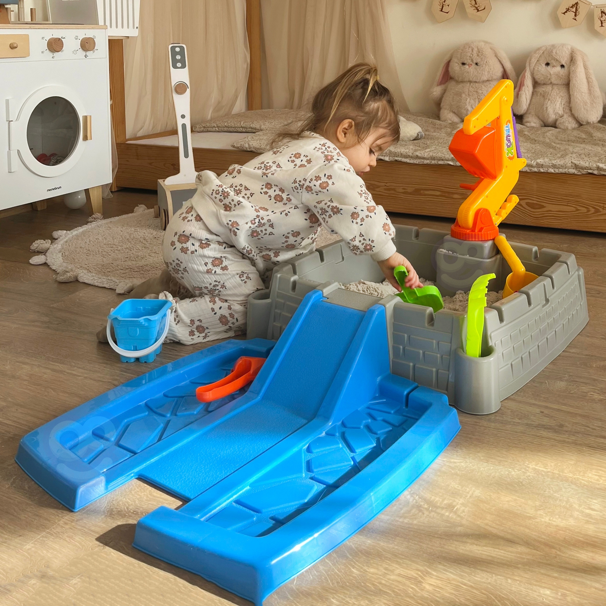 WOOPIE Portable Sandbox Castle Lockable + 9 acc. - Slika 5