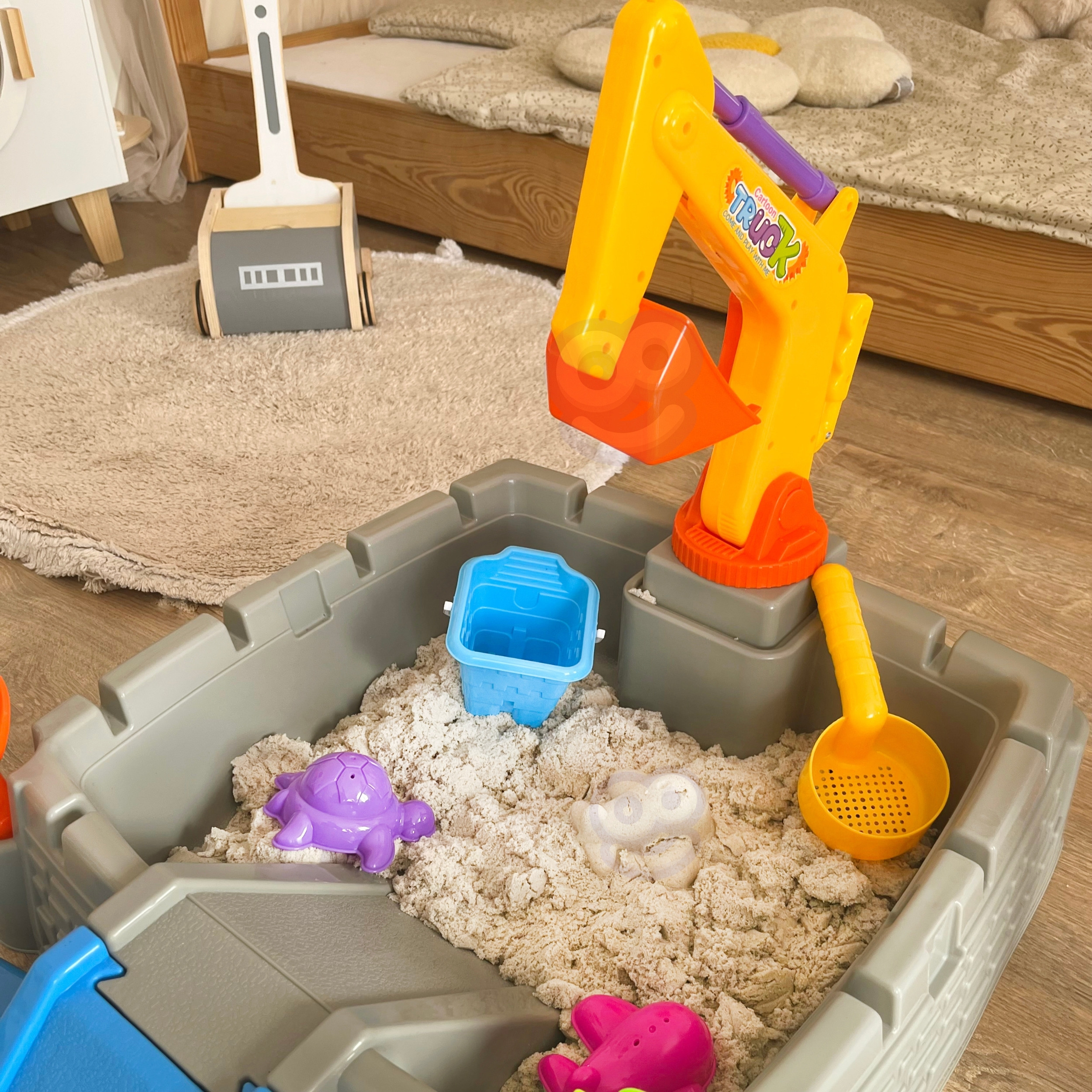 WOOPIE Portable Sandbox Castle Lockable + 9 acc. - Slika 8