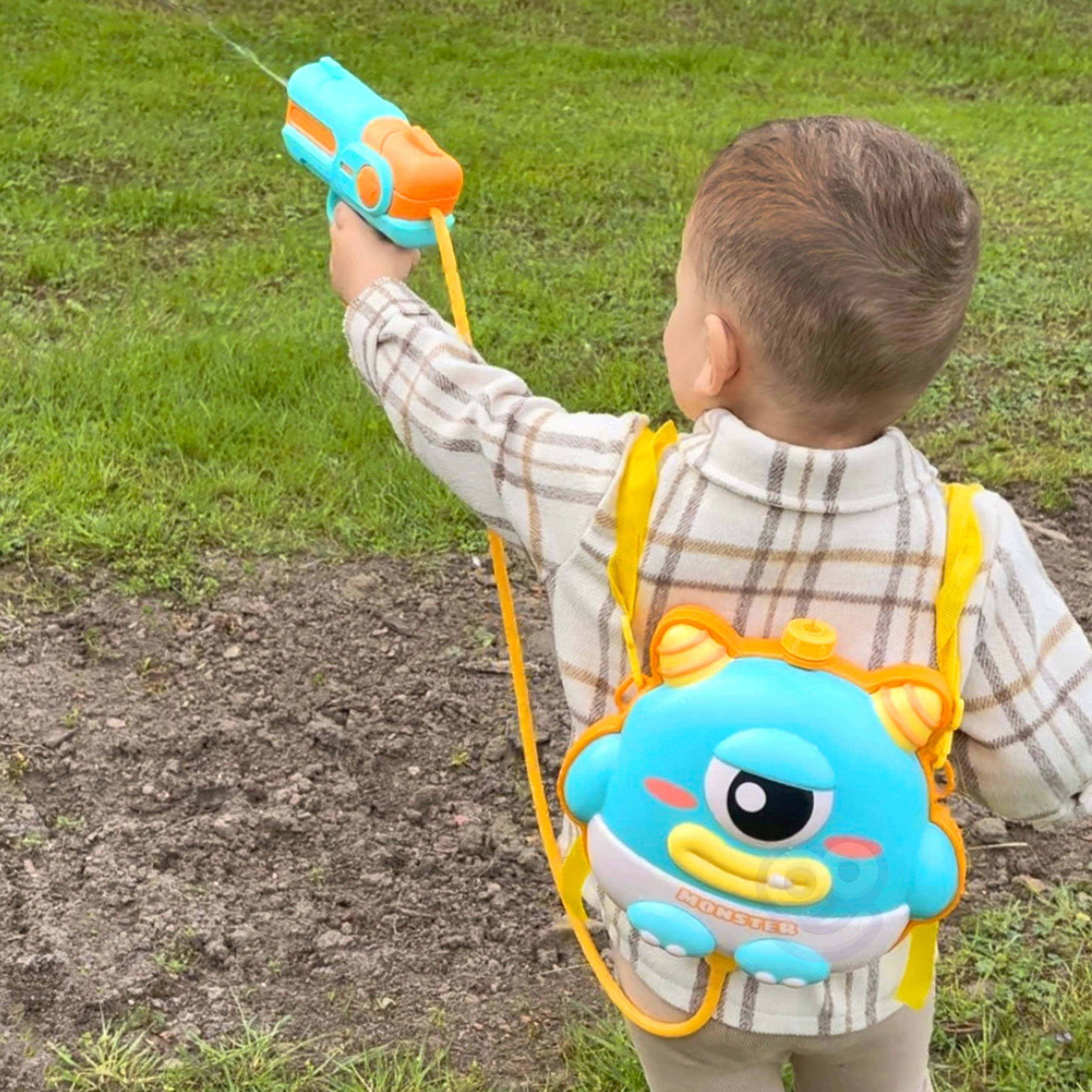 WOOPIE Water Gun with Backpack UFO MONSTER - Capacity 2.1 l - Slika 5