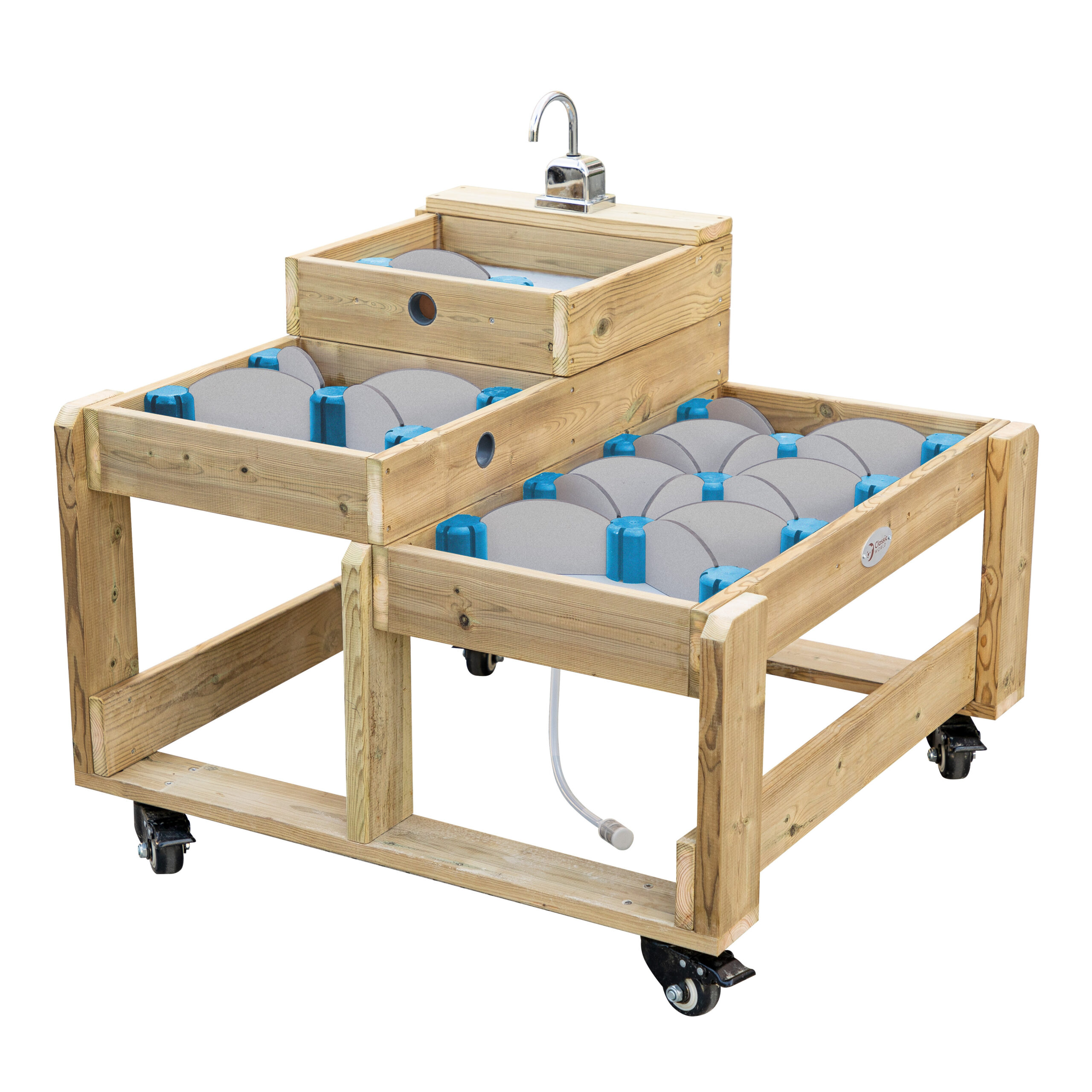 CLASSIC WORLD EDU Wooden Water Table XL Water Path Track with Dams - Slika 6