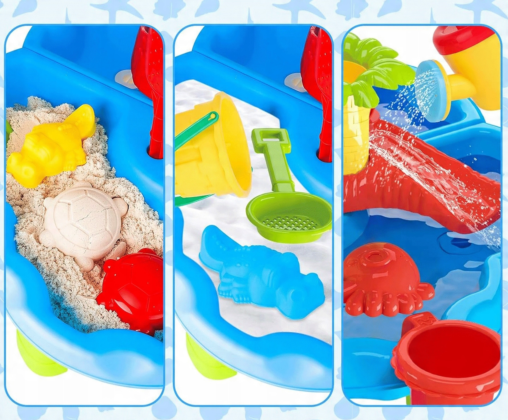 WOOPIE Water Table 2 in 1 Sandbox with Chair Aquapark with Dolphin - Slika 5